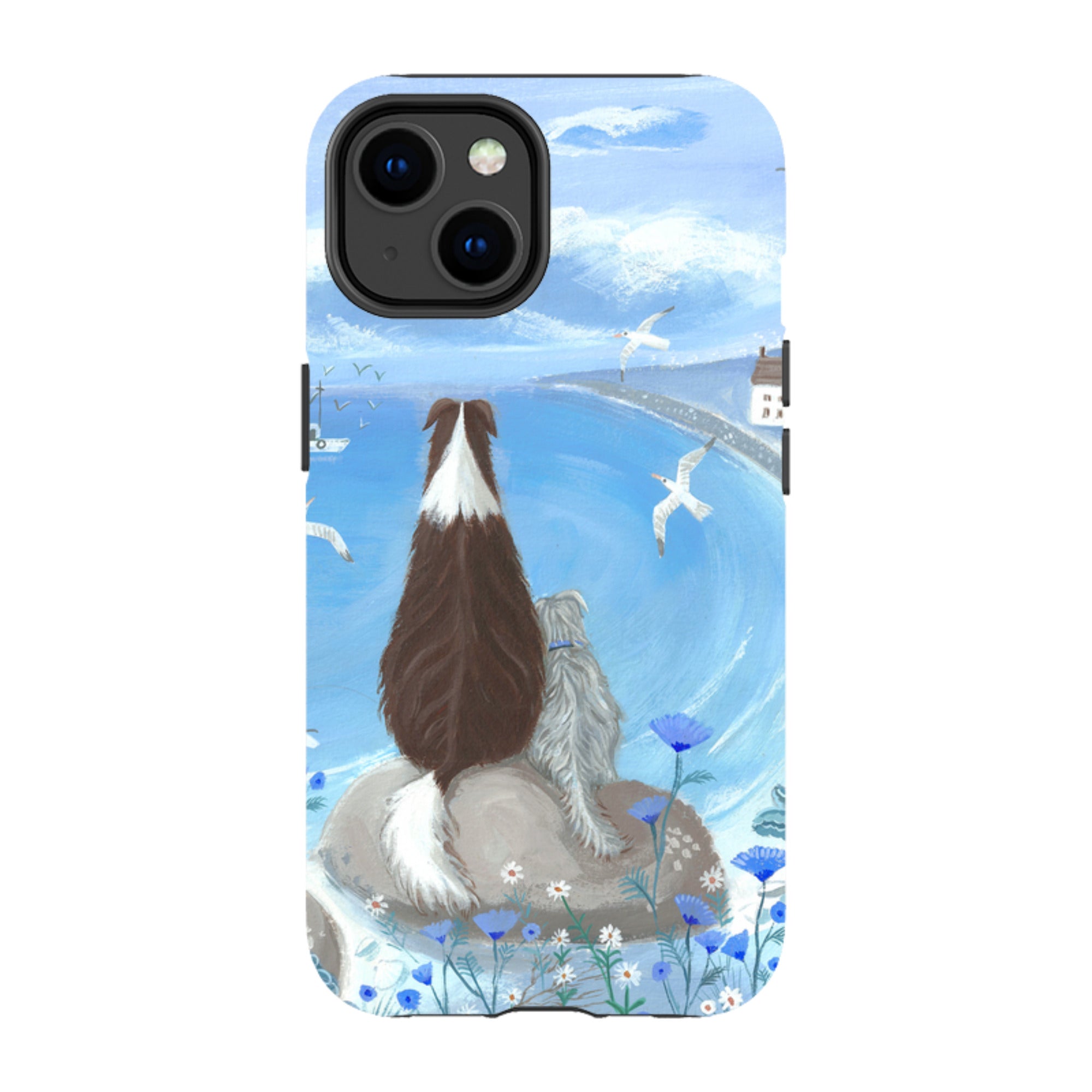 iPhone MagSafe Tough Case - Beach Dog By Mary Stubberfield