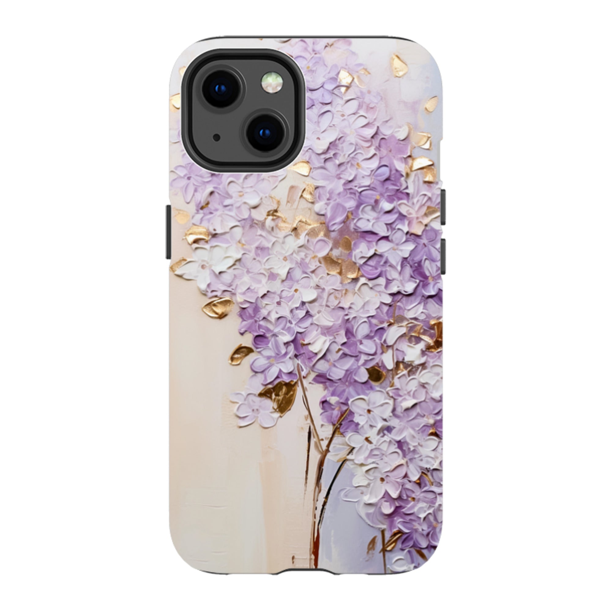 iPhone MagSafe Tough Case - Purple Floral