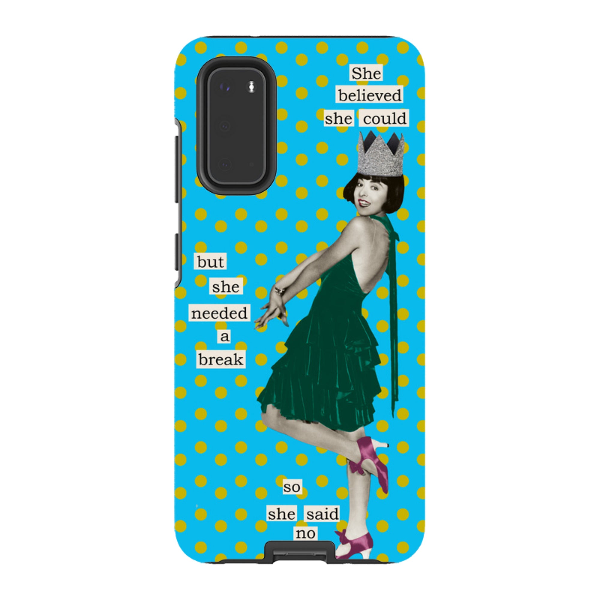 Samsung Tough Case - She Believed She Could By Clare Jordan