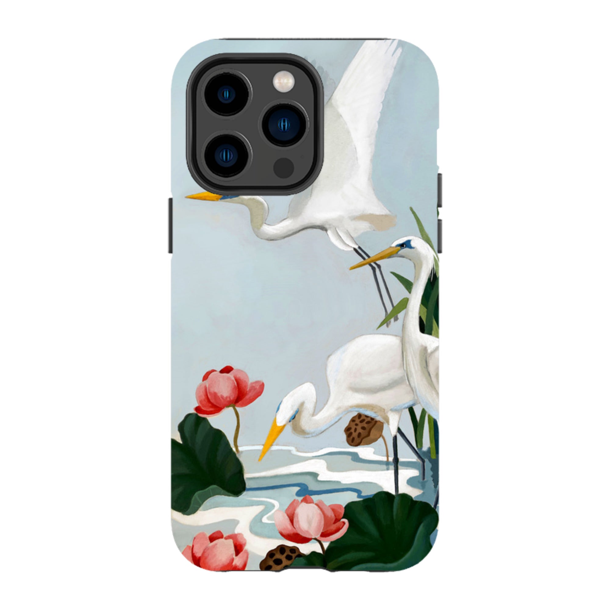iPhone Tough Case - Egrets And Lillie's By Bex Parkin