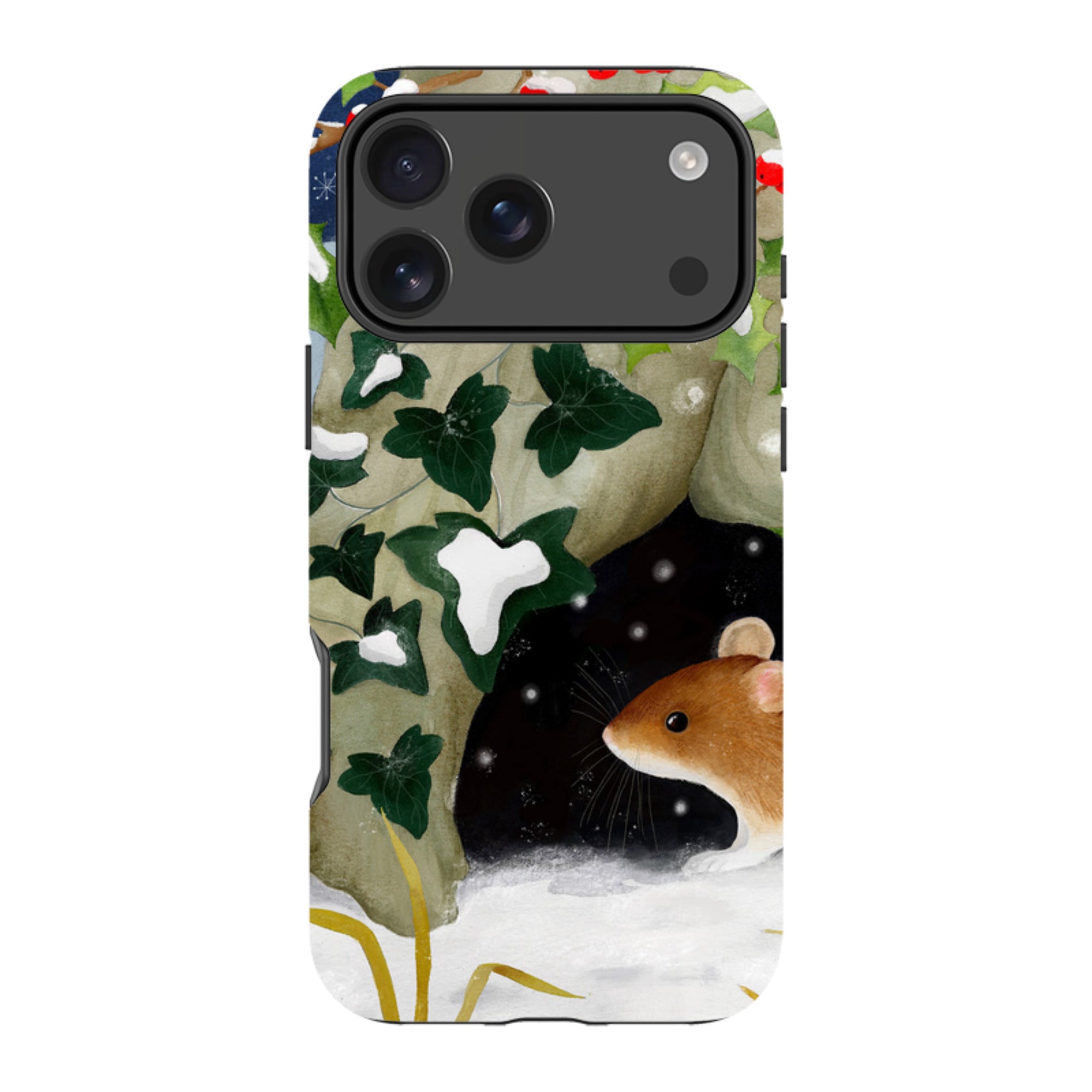 iPhone MagSafe Tough Case - Winter Mouse By Bex Parkin