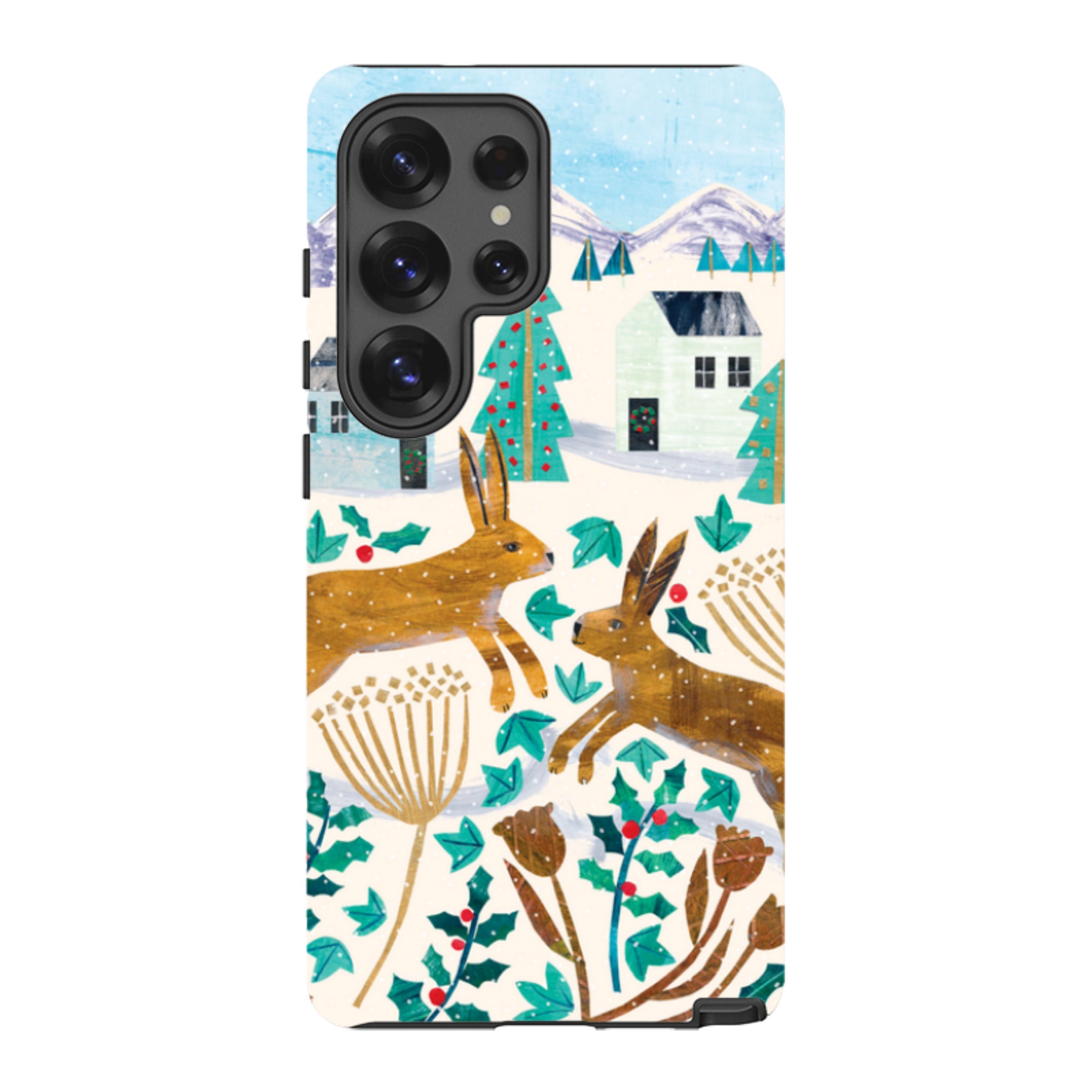 Samsung Tough Case - Xmas Hare By Tracey English