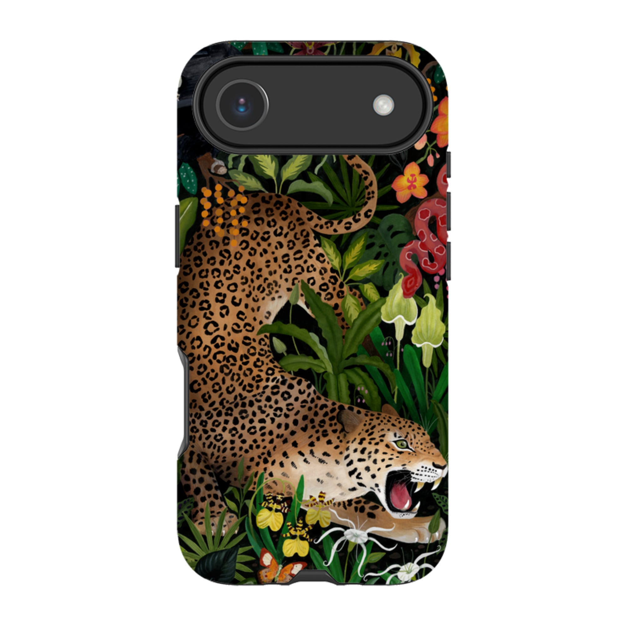 iPhone MagSafe Tough Case -  Roaring Leopard By Bex Parkin