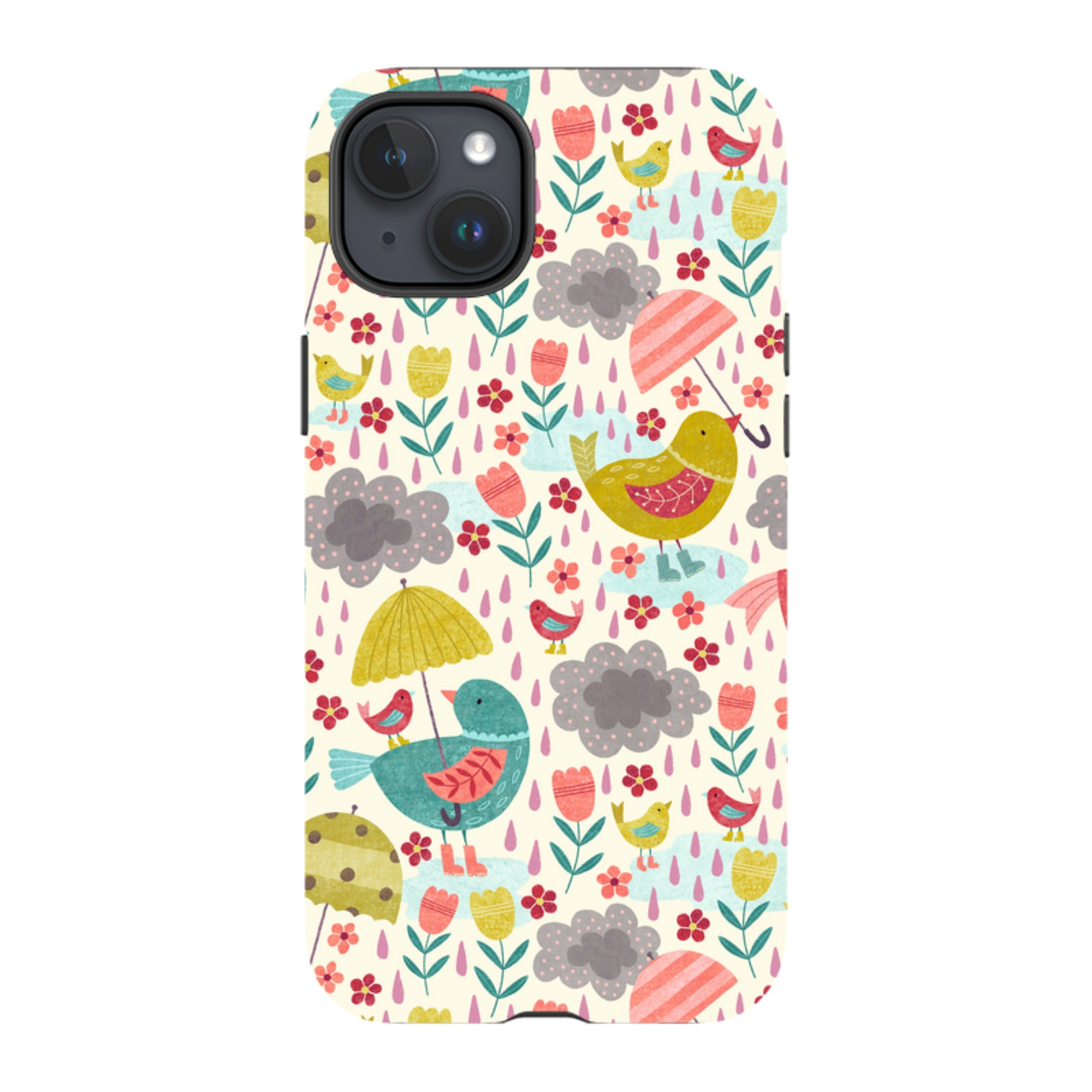 iPhone Tough Case - Rain Birds By Suzy Taylor