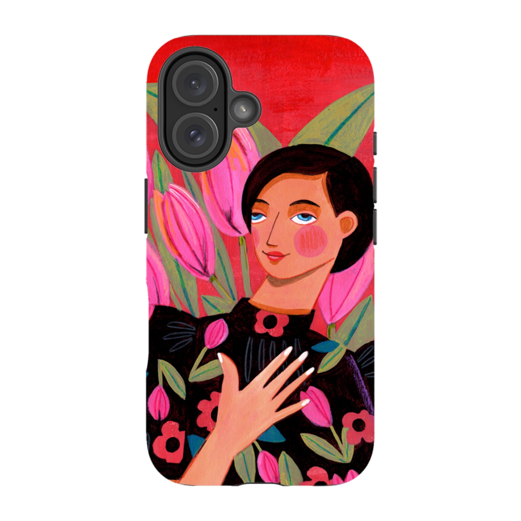 iPhone MagSafe Tough Case -  Tulip Woman By Caroline Bonne Muller