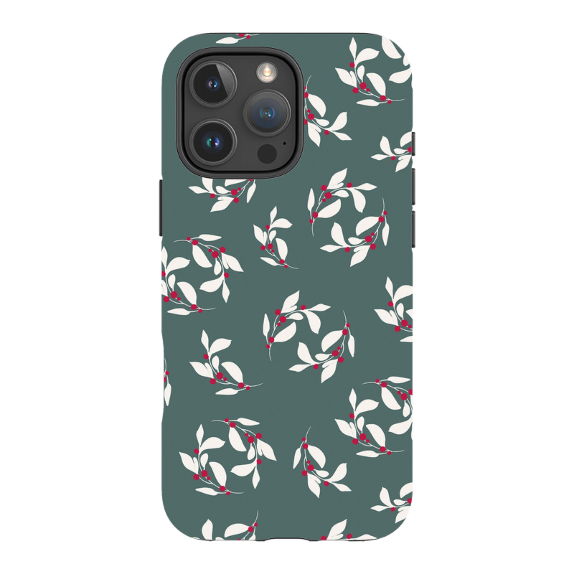 iPhone MagSafe Tough Case - Winter Floral