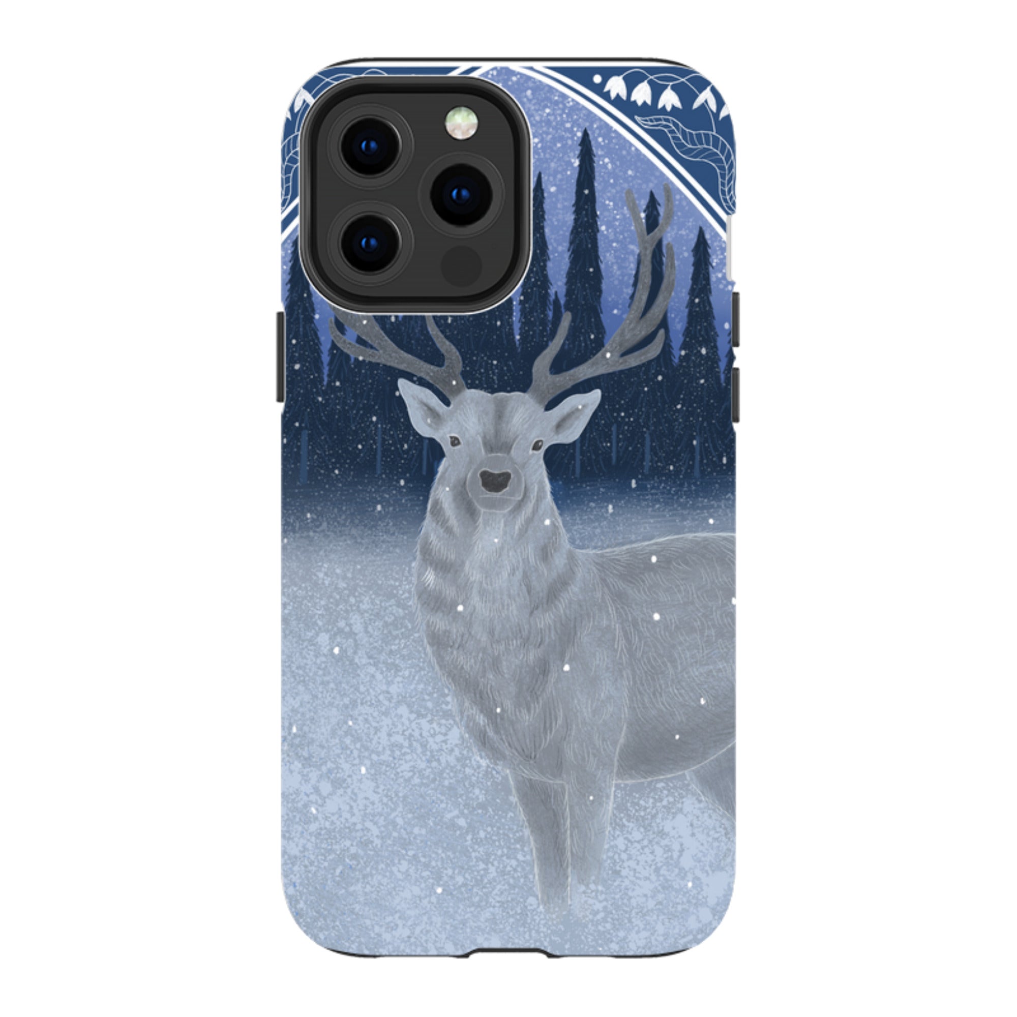 iPhone Tough Case - Winter Stag By Bex Parkin