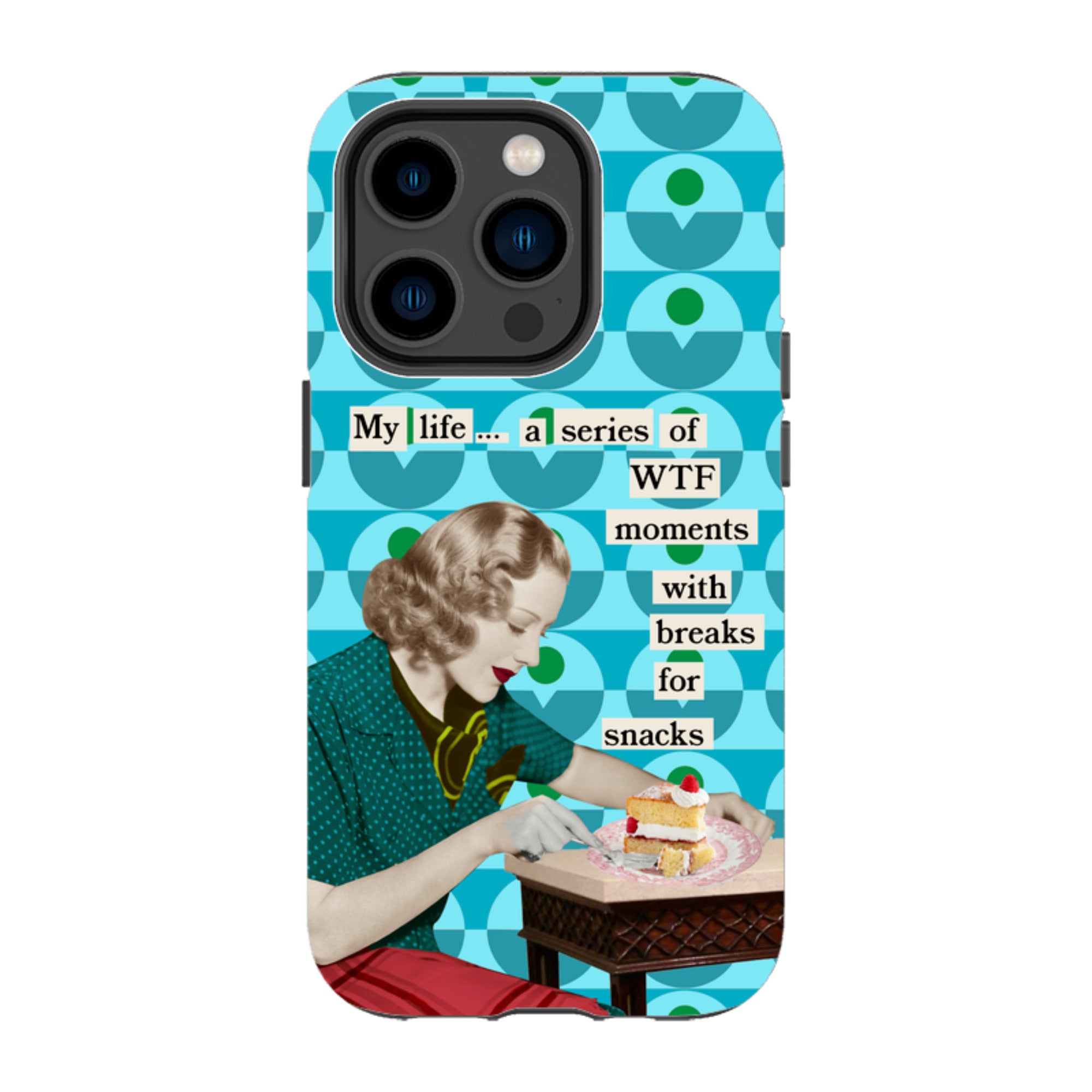 iPhone Tough Case - WTF By Clare Jordan