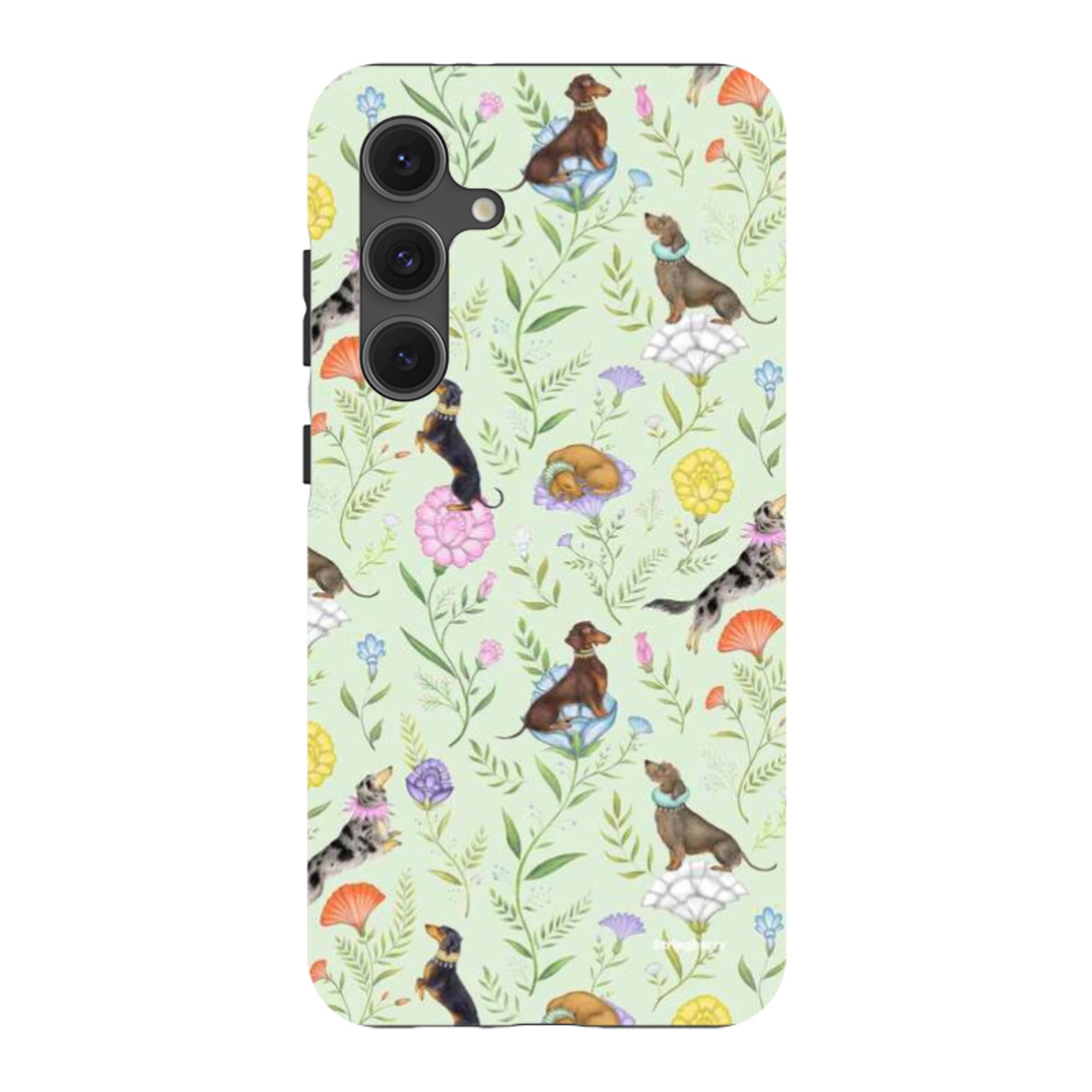 Samsung Tough Case - Doxy Day Afternoon Pistachio By Catherine Rowe