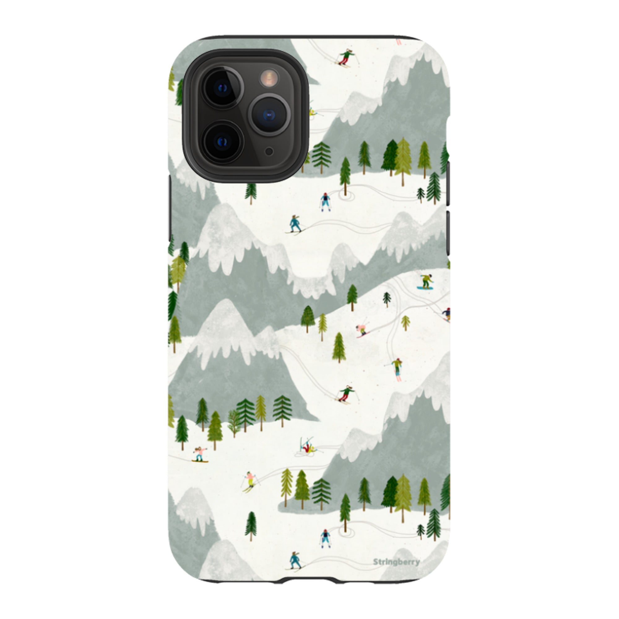 iPhone Tough Case - Winter Landscape I By Katherine Quinn