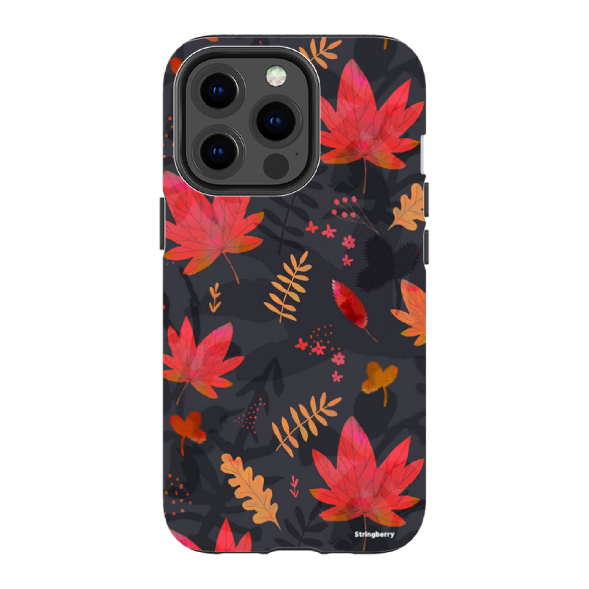 iPhone MagSafe Tough Case -  Autumn Leaves Dark