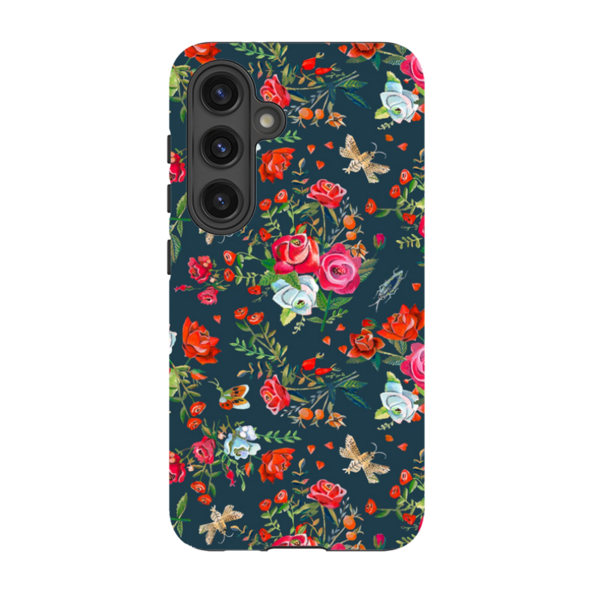 Samsung Tough Case - Blue Roses By Caroline Bonne Muller