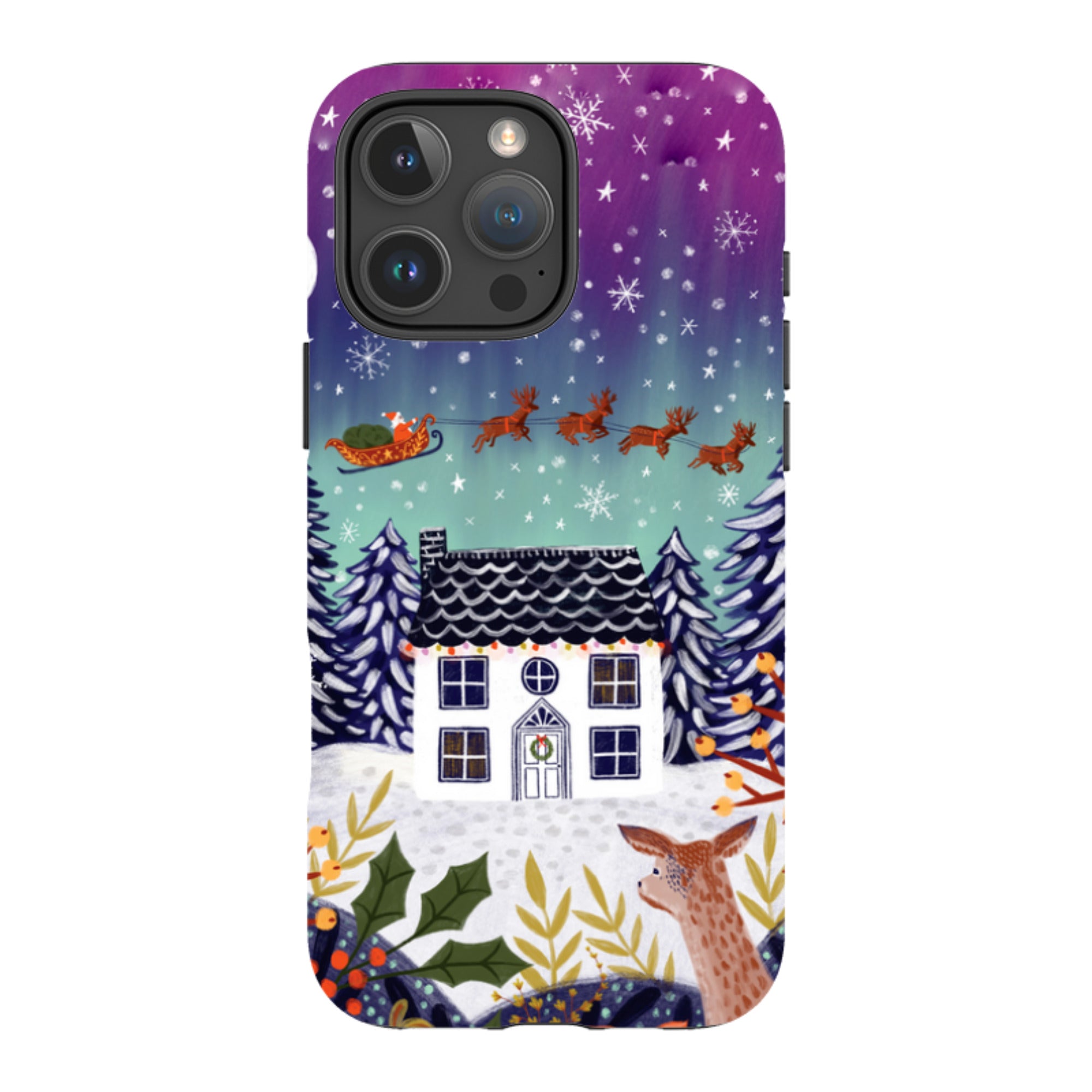 iPhone Tough Case - Night Before Christmas By Lee Foster Wilson
