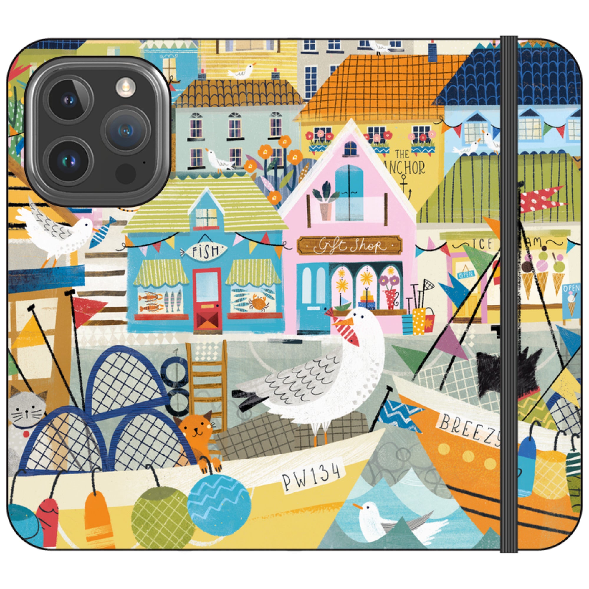 Harbour Wallet Case By Ali Brookes