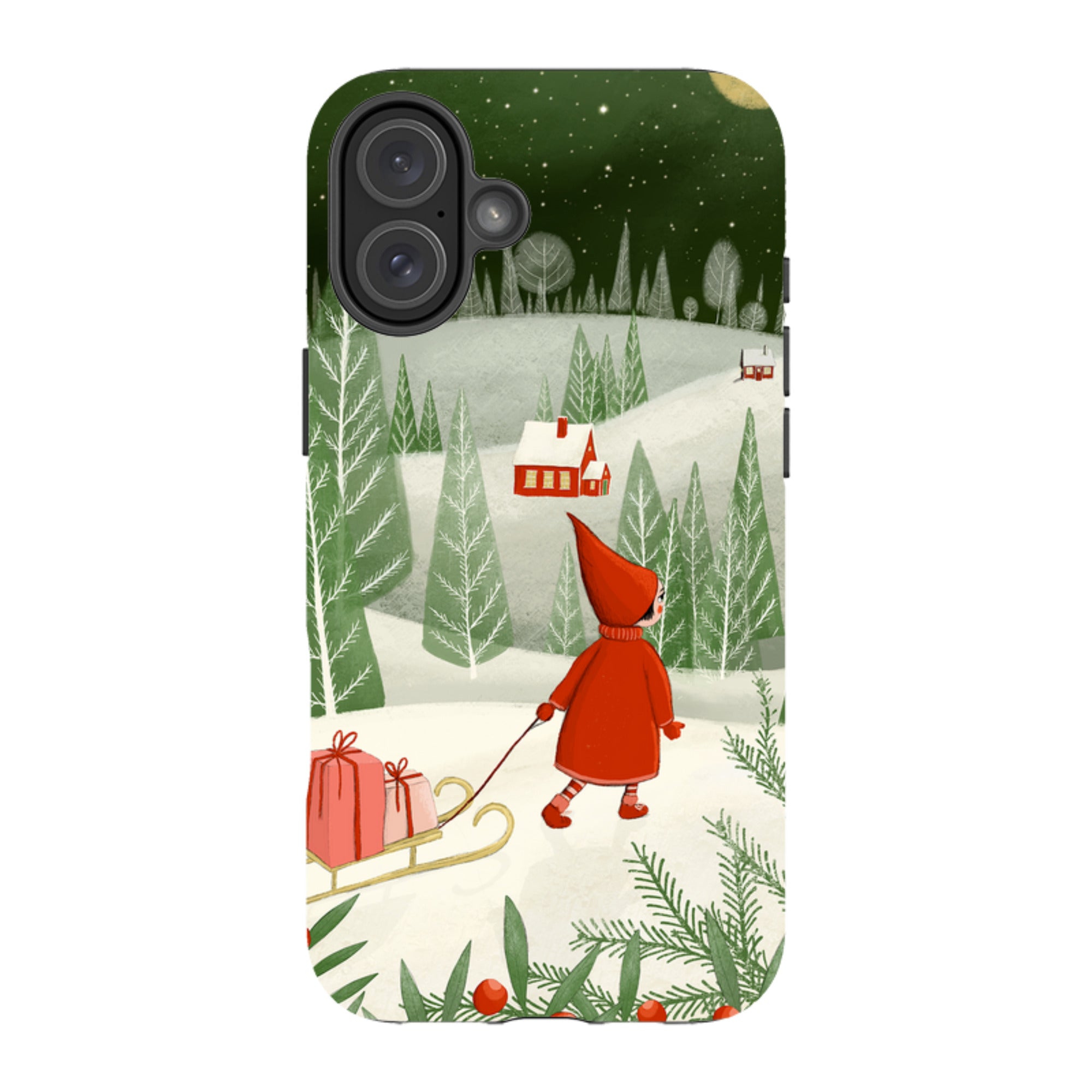 iPhone Tough Case - Christmas Night By Maja Lindberg