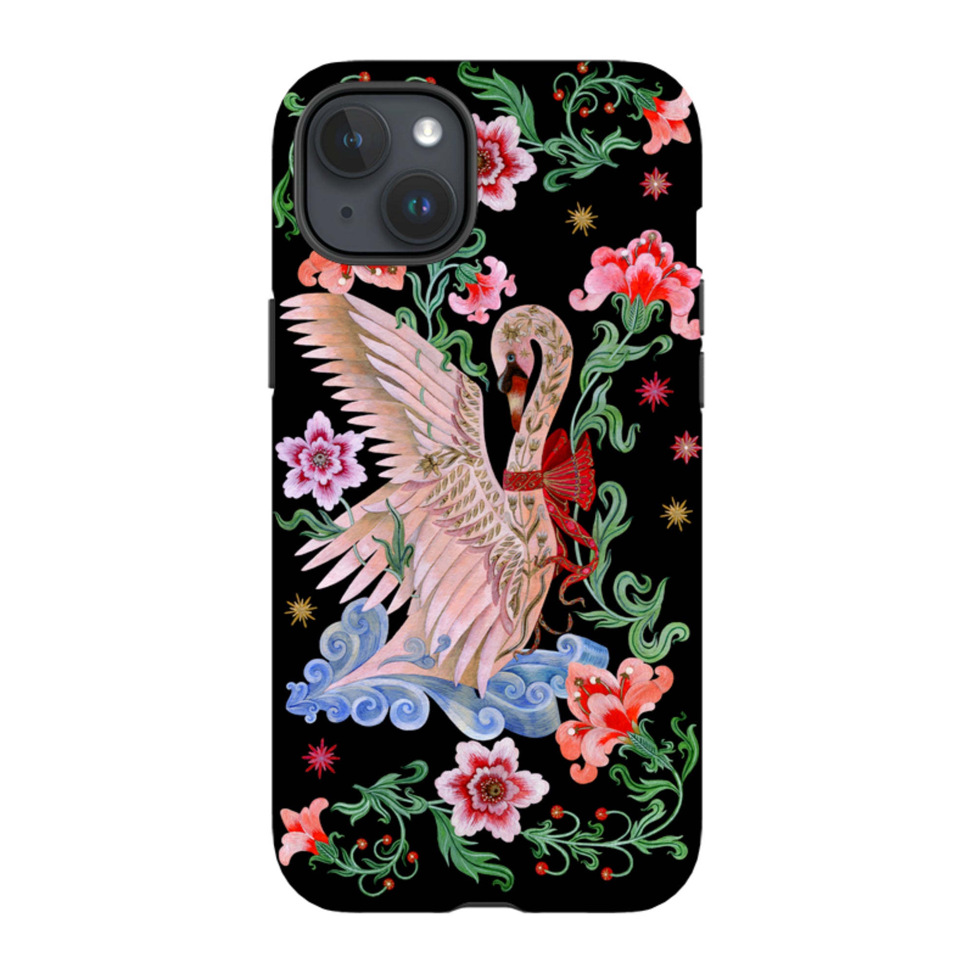 iPhone Tough  Case - Seven Swans A Swimming By Maria Matos