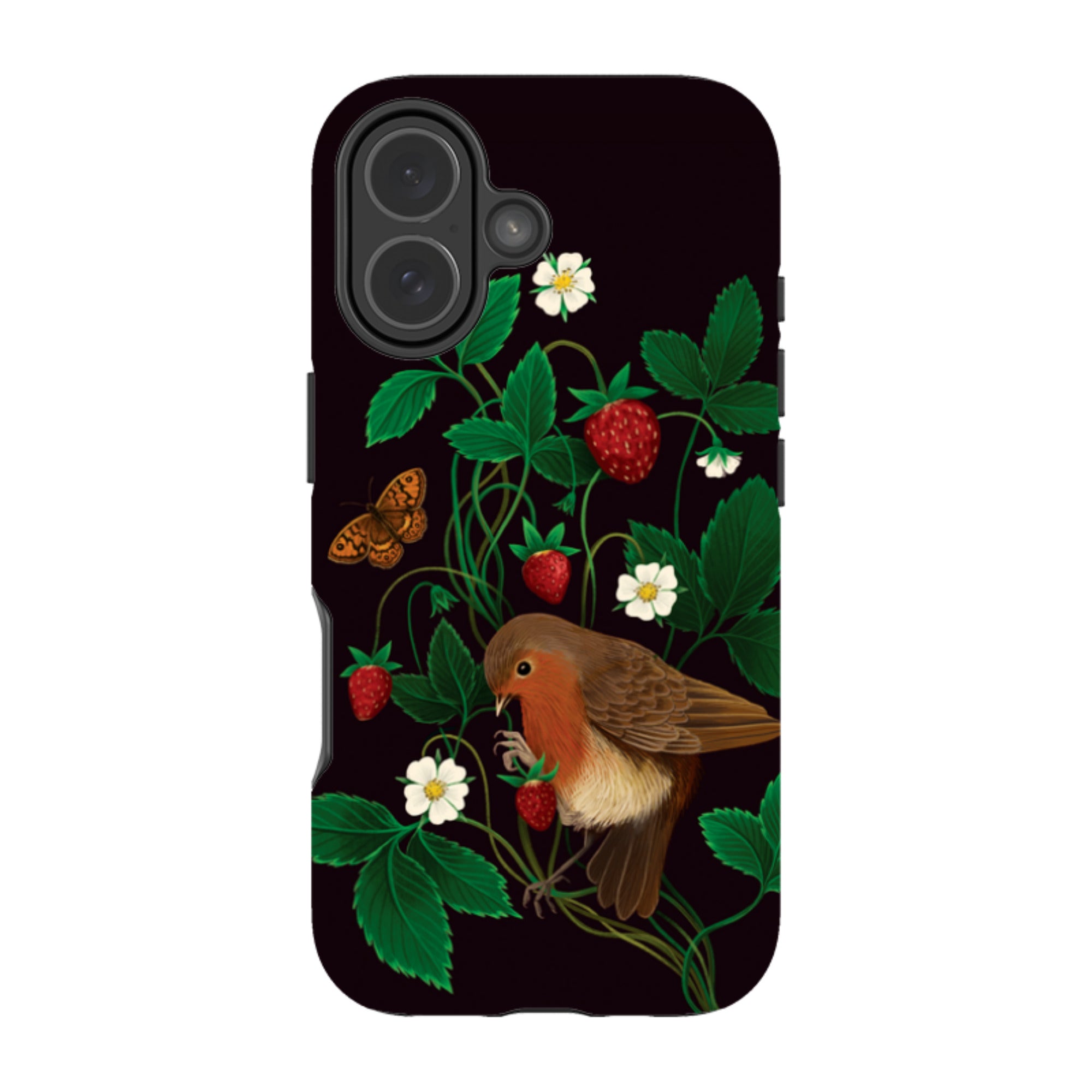 iPhone MagSafe Tough Case - Strawberry Thief By Anna Stead