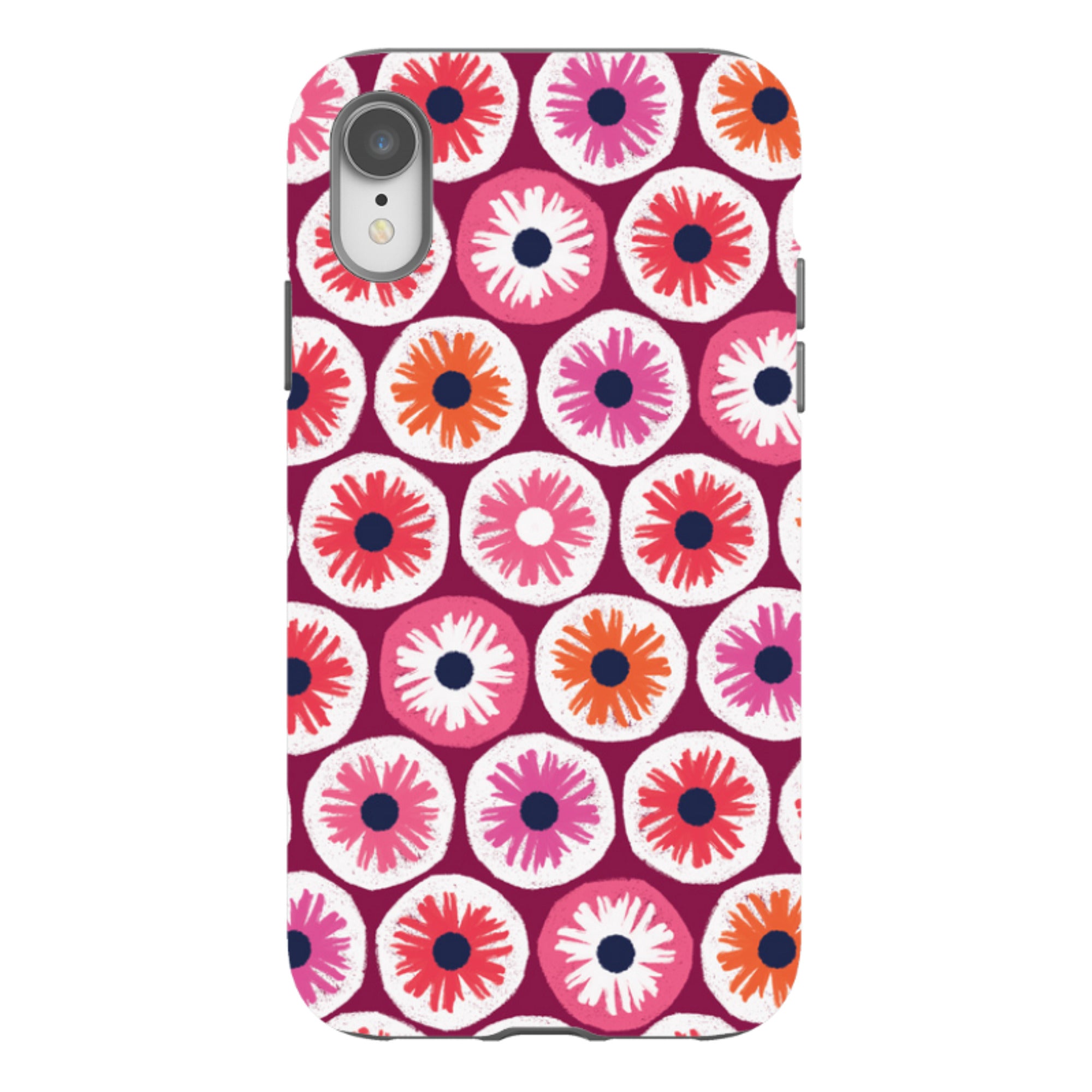 iPhone Tough Case - Penny Flowers Red By Ali Brookes