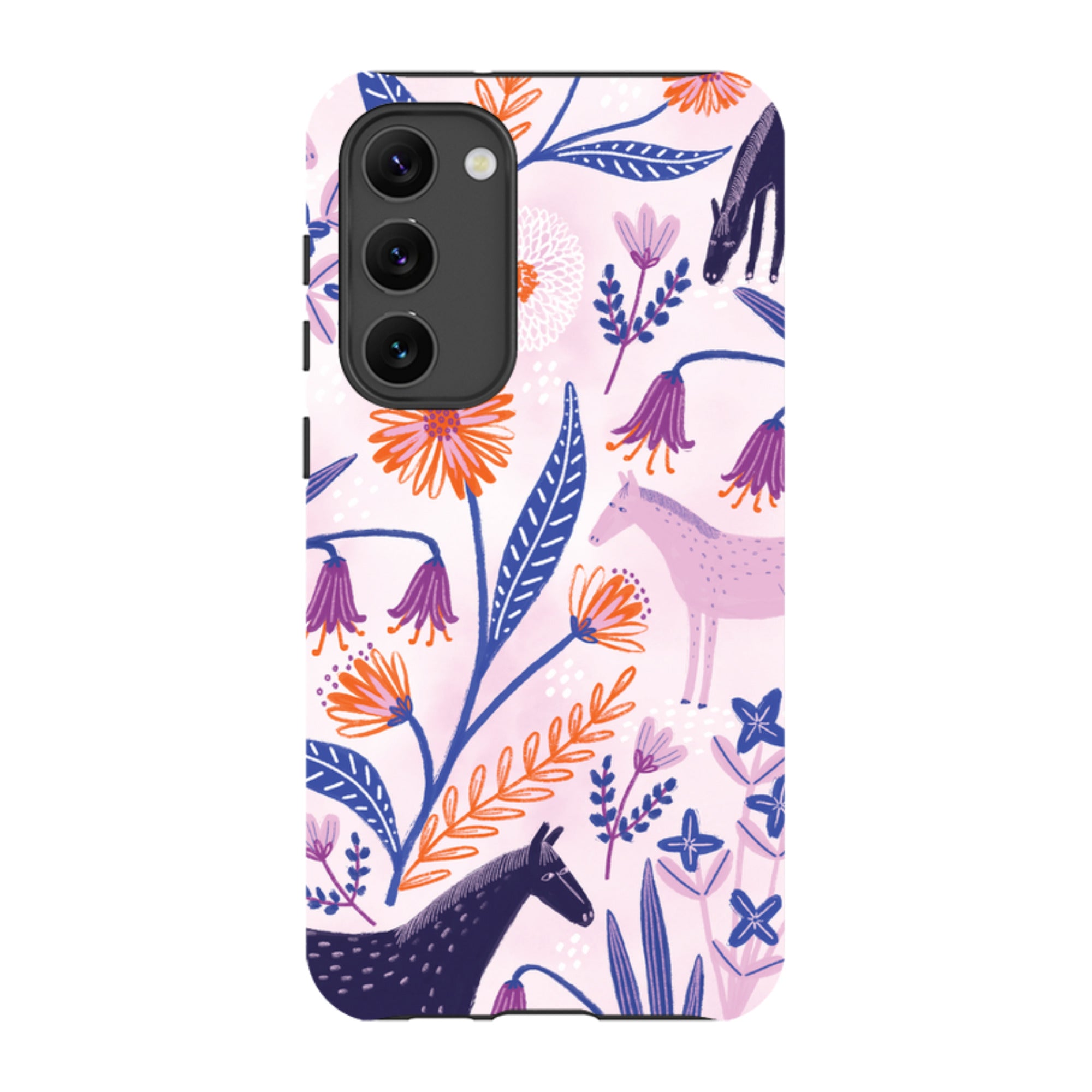Samsung Tough Case - Wild Ponies Pink By Lee Foster Wilson