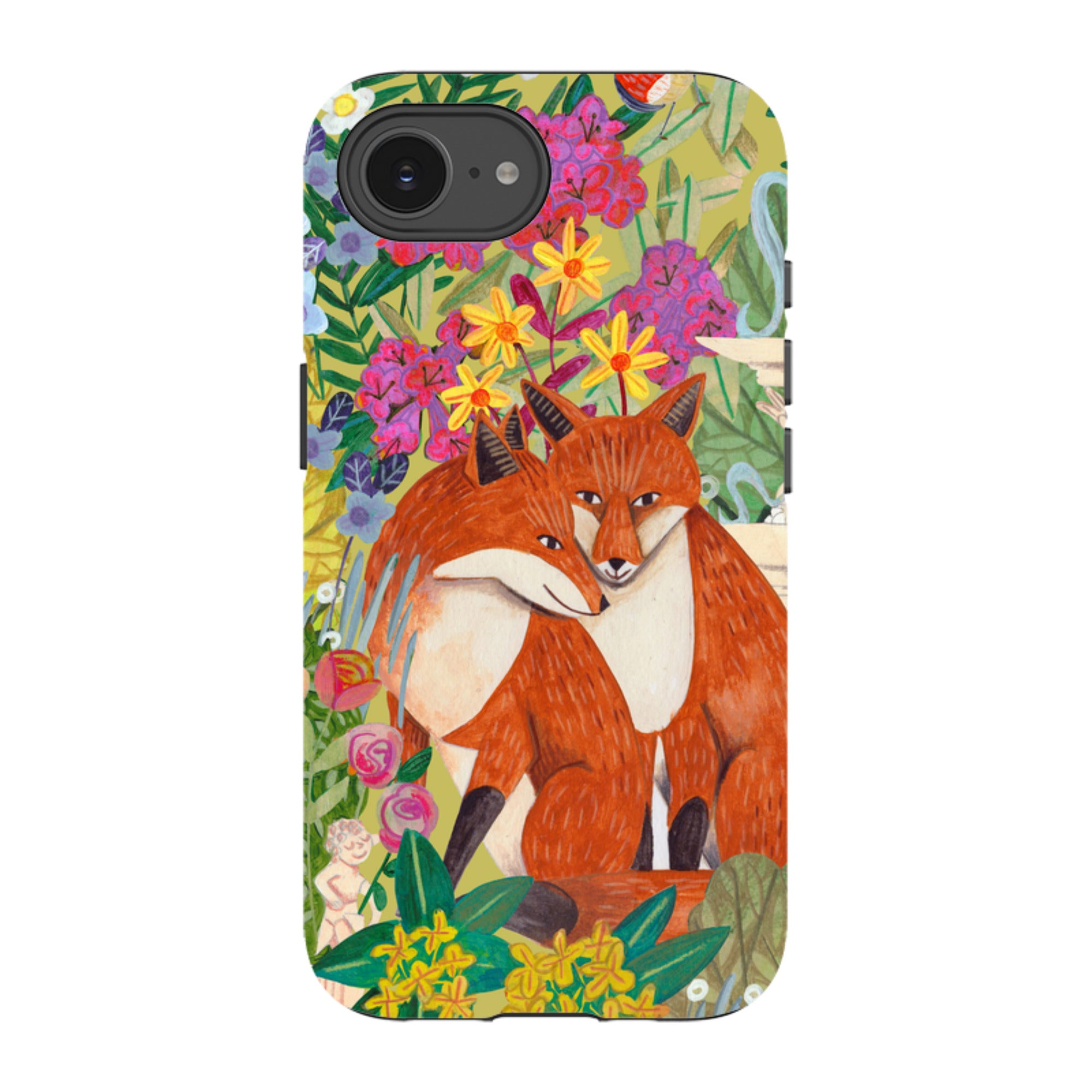 iPhone Tough Case - Foxes By Caroline Bonne Muller
