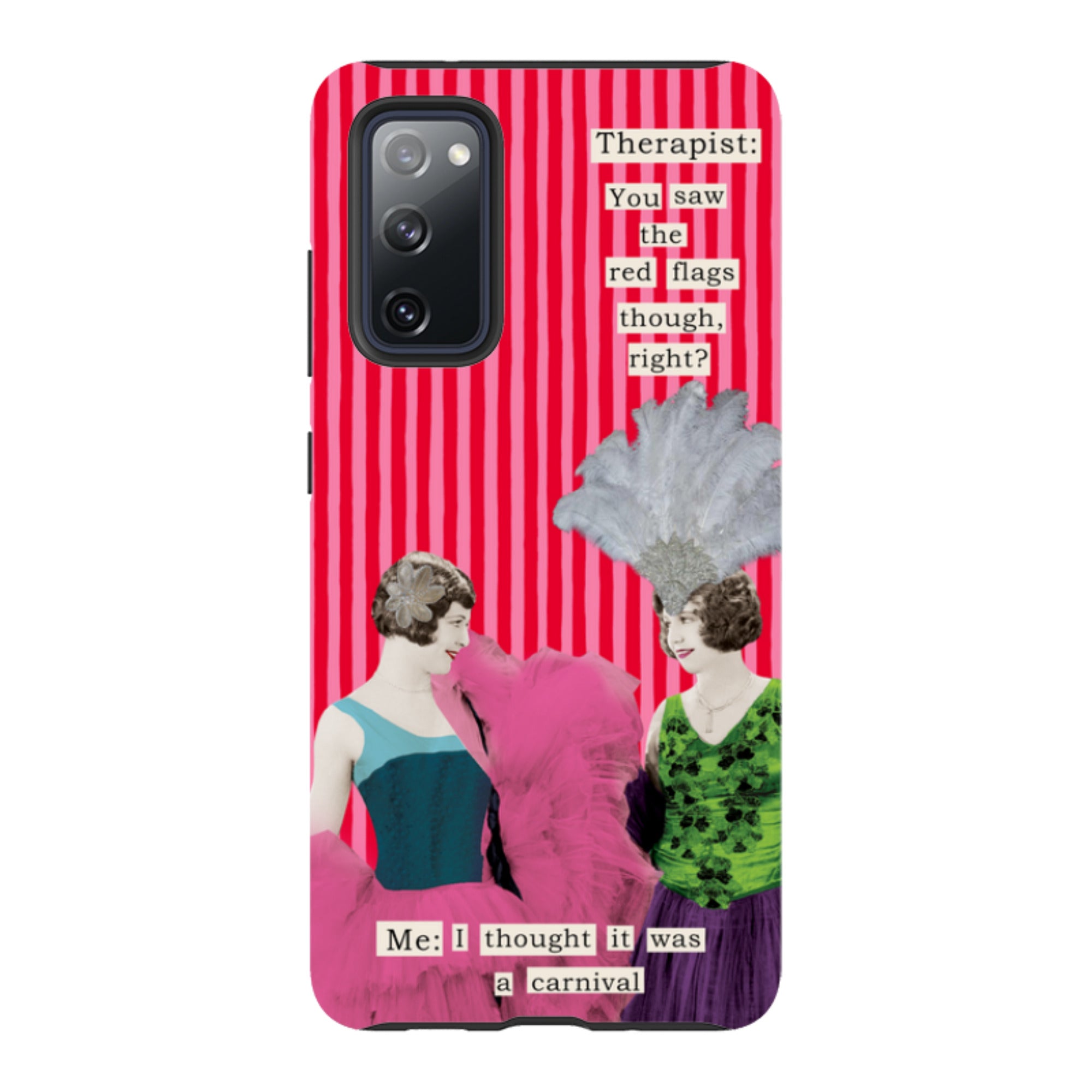 Samsung Tough Case - Therapist Red Flag By Clare Jordan