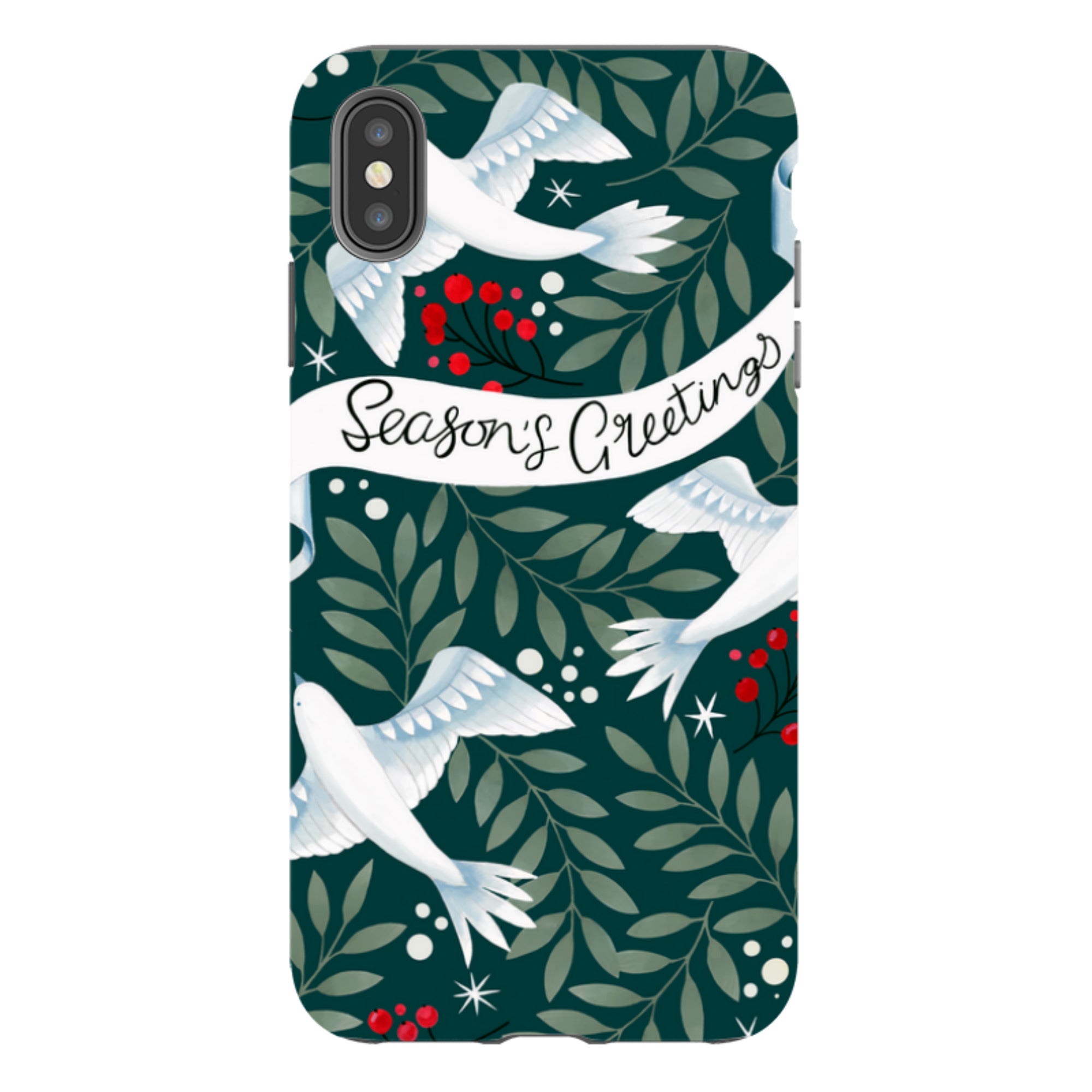 iPhone Tough Case - Seasons Greetings By Bex Parkin