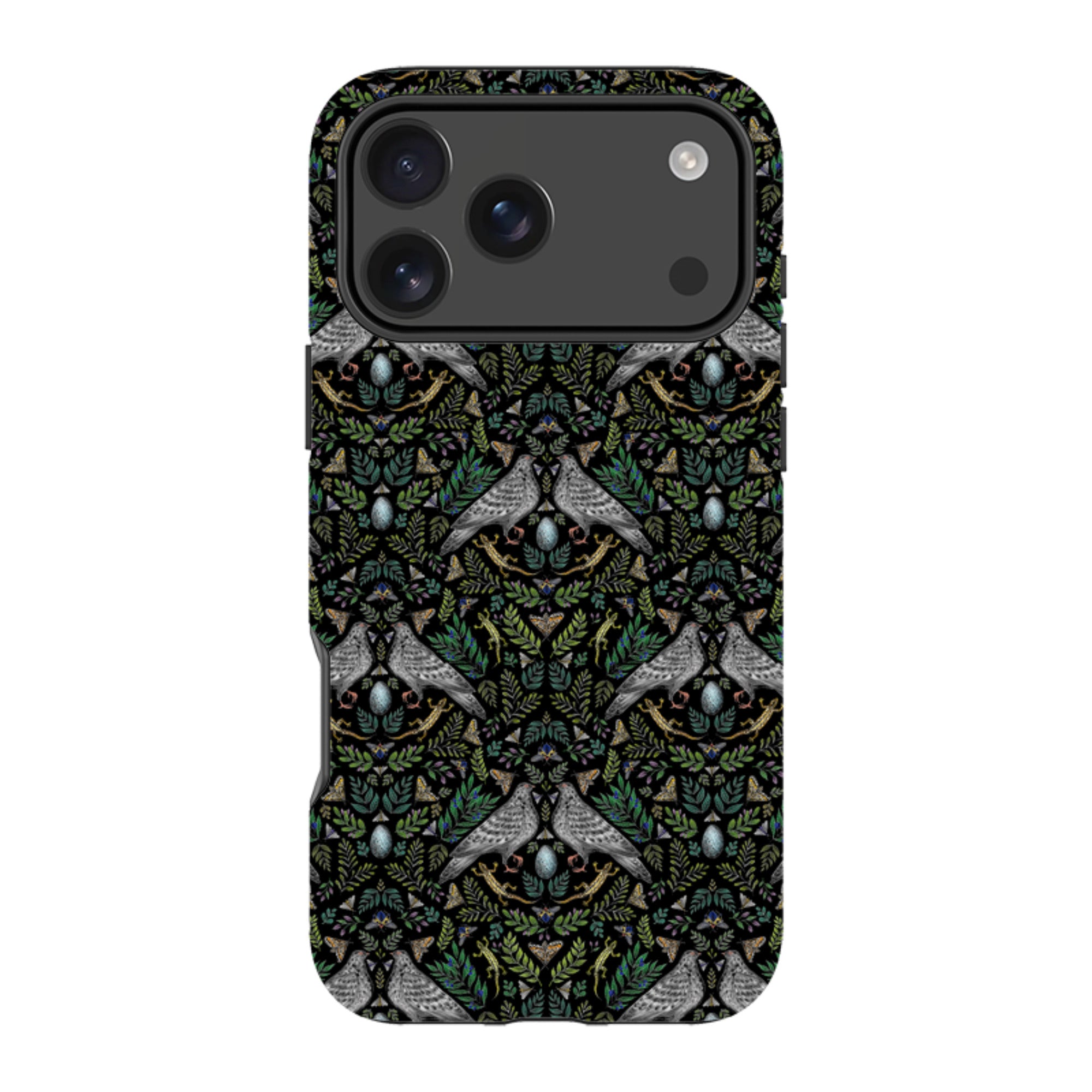 iPhone Tough Case - Dove Pattern By Catherine Rowe