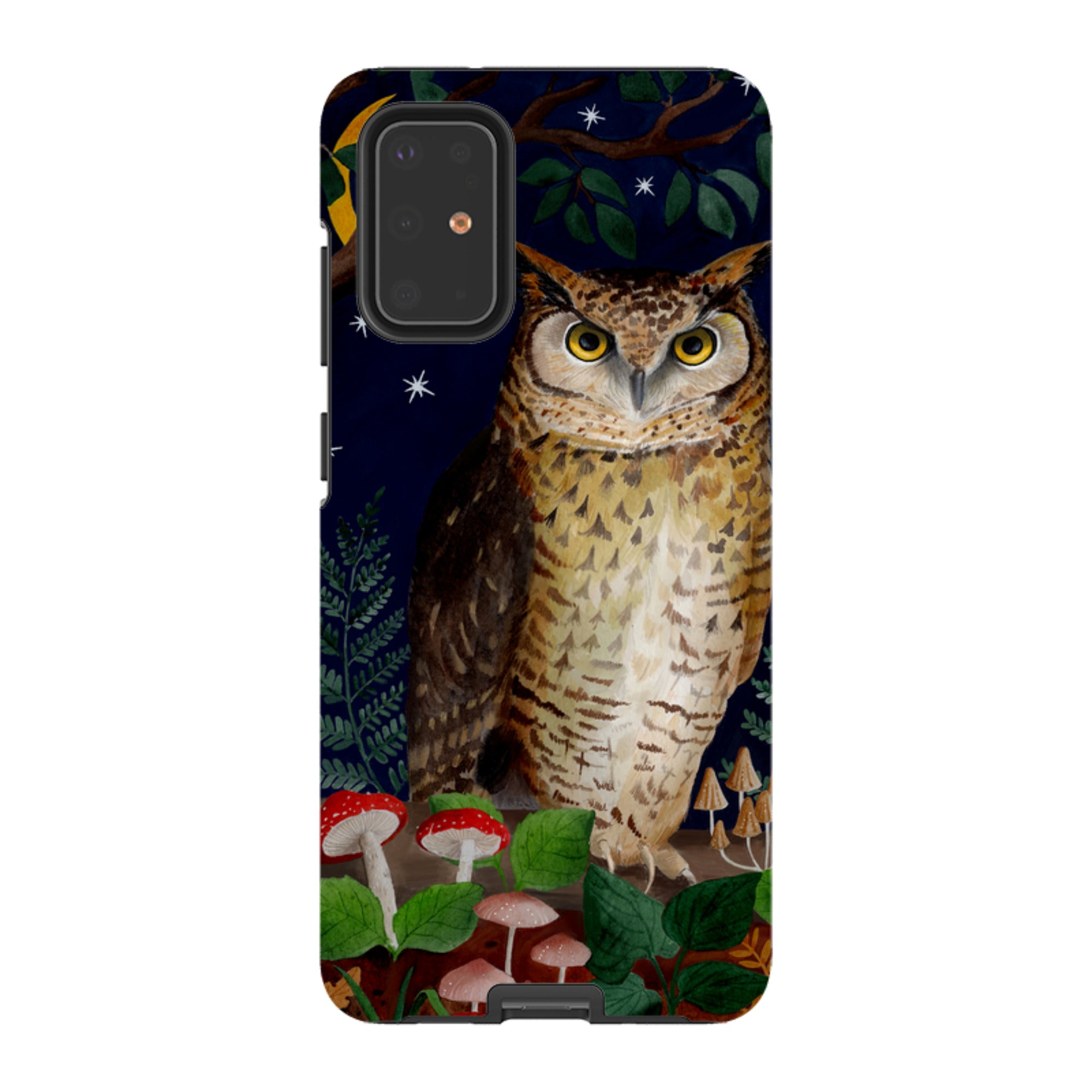Samsung Tough Case - Mushroom Owl By Bex Parkin