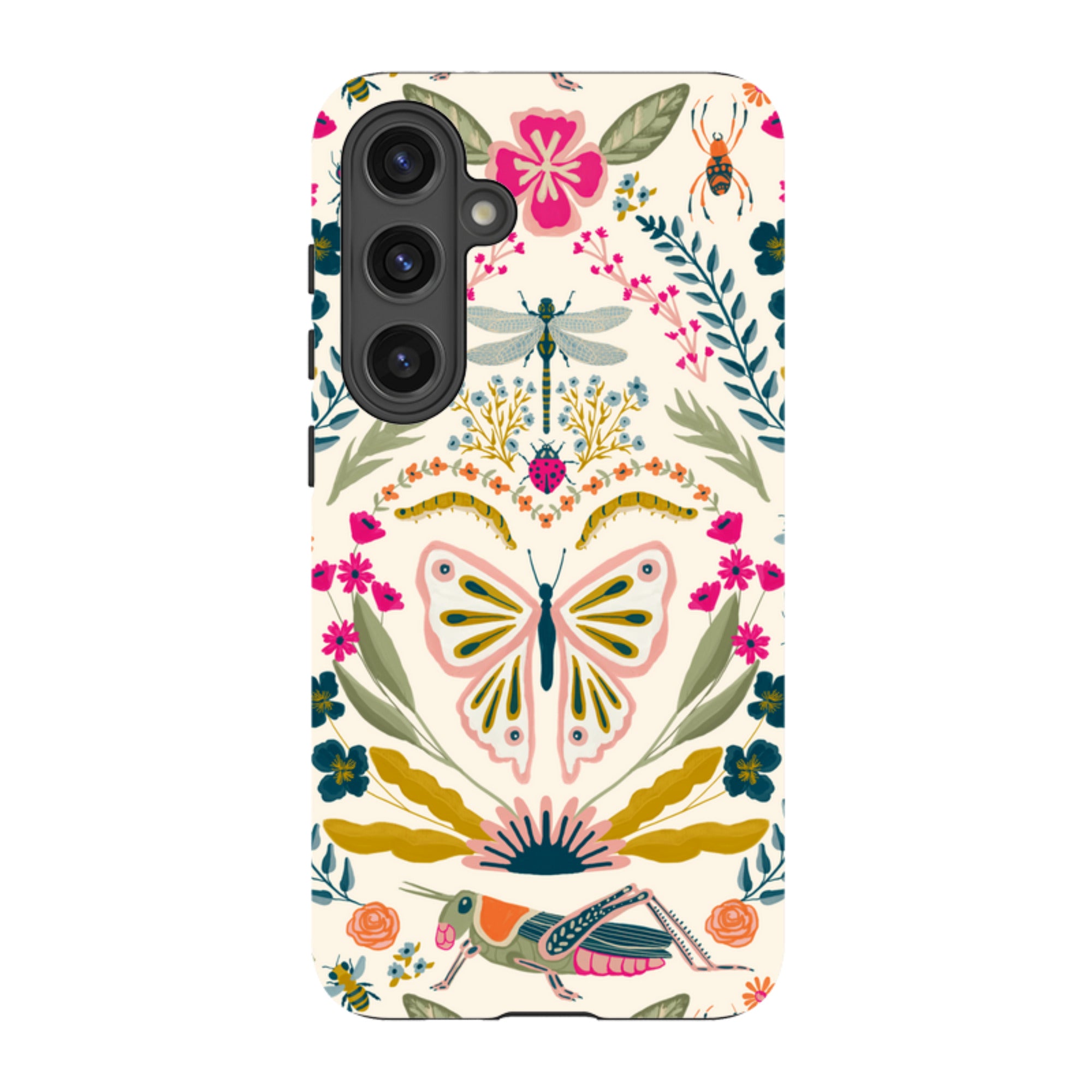 Samsung Tough Case - Butterfly Floral By Abby Jacobs