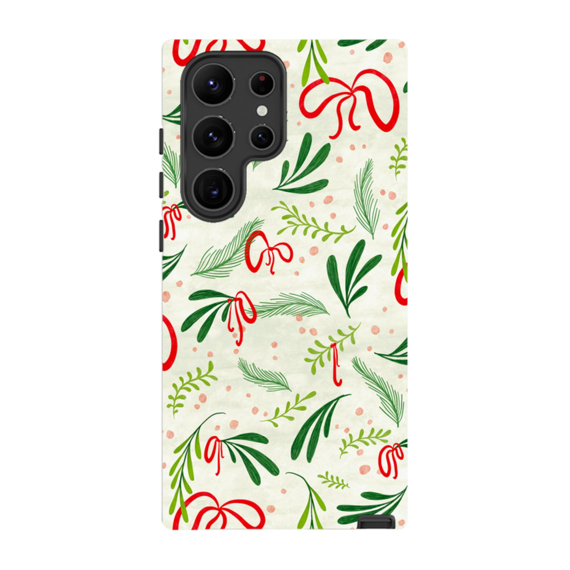 Samsung Tough Case - Christmas Bows By Katherine Quinn