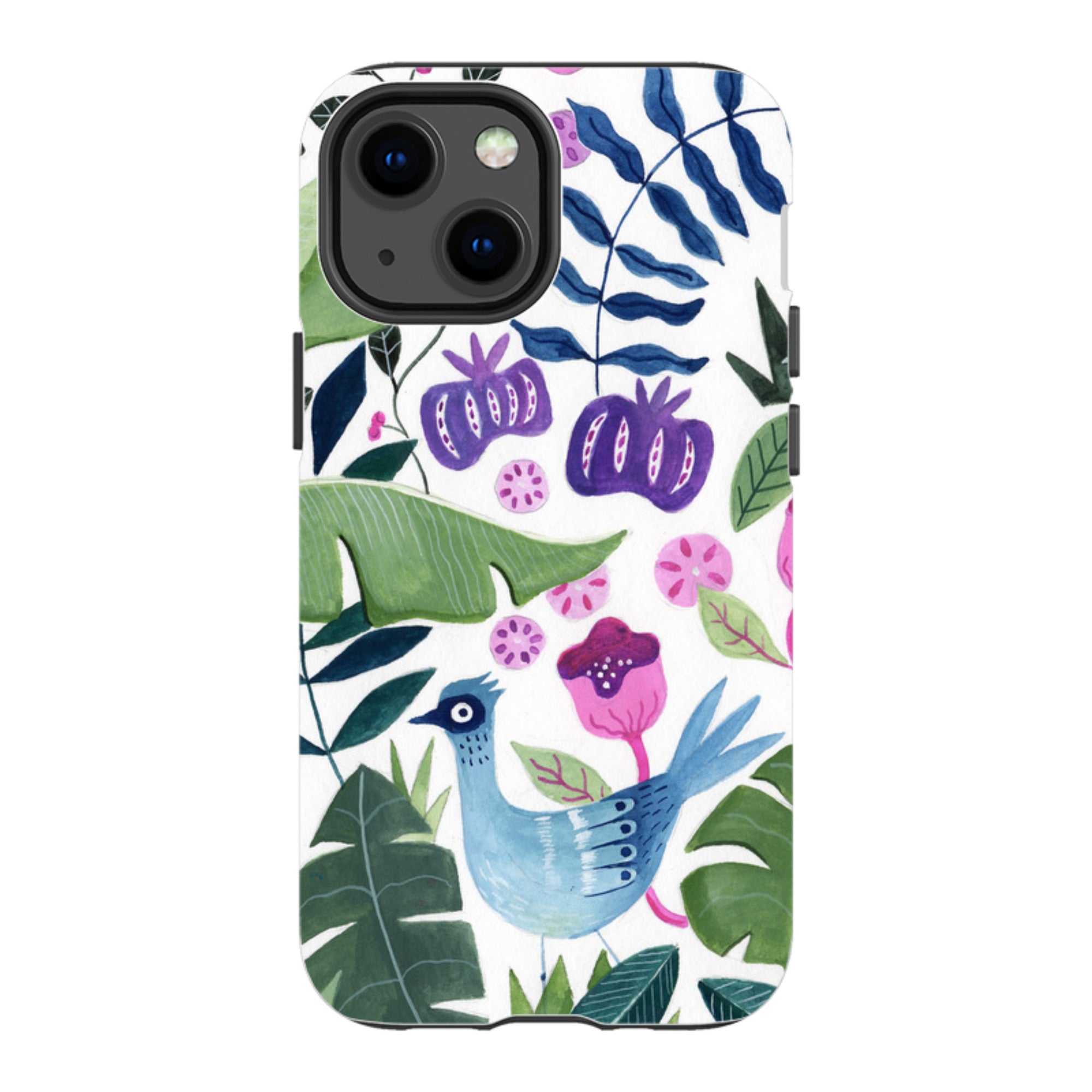 iPhone Tough Case - Birds In Forest By Bex Parkin