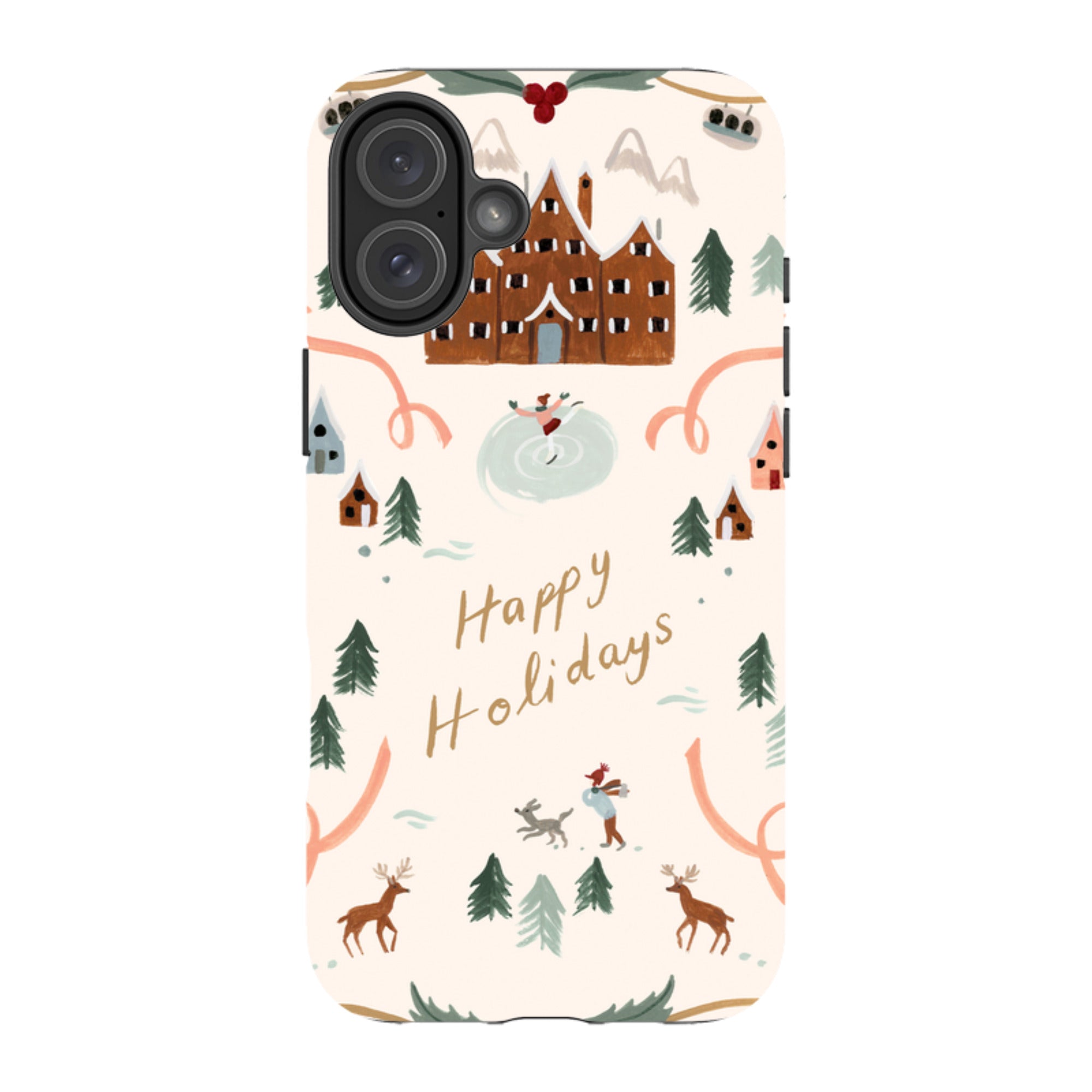 iPhone Tough Case - Happy Holidays By Bex Parkin