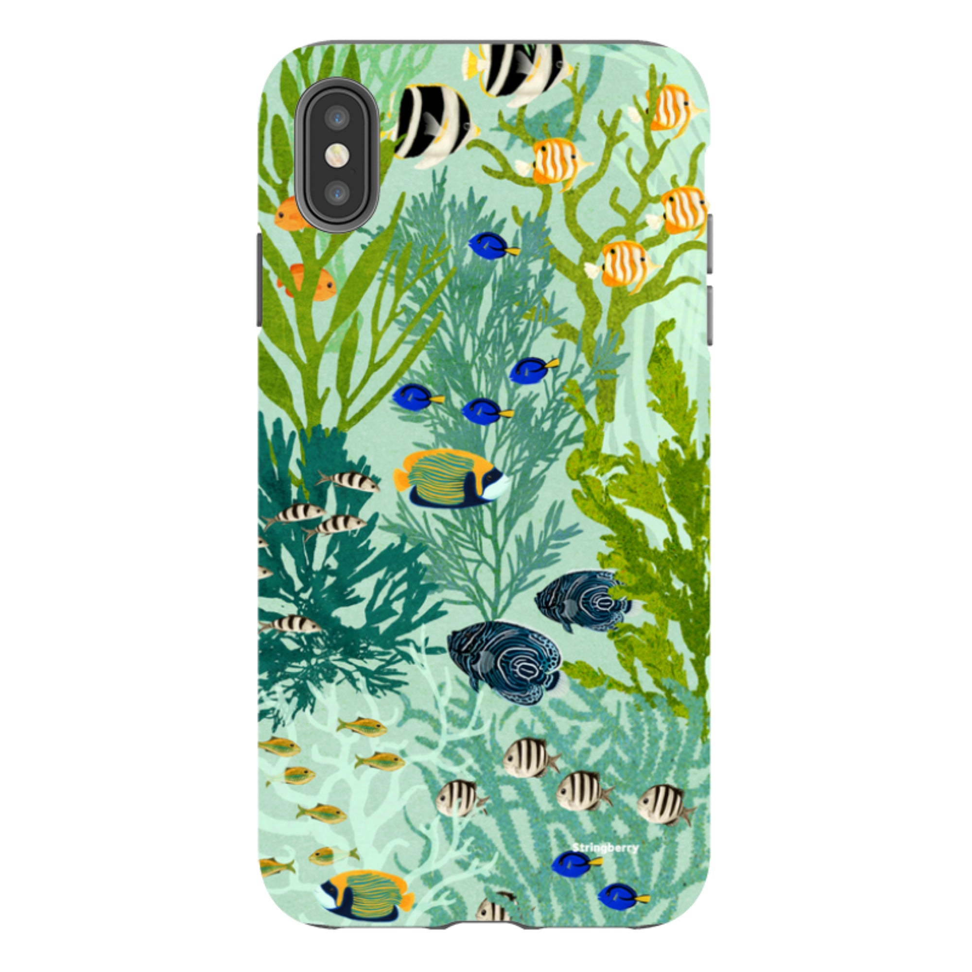 iPhone Tough Case - Coral Forest By Katherine Quinn