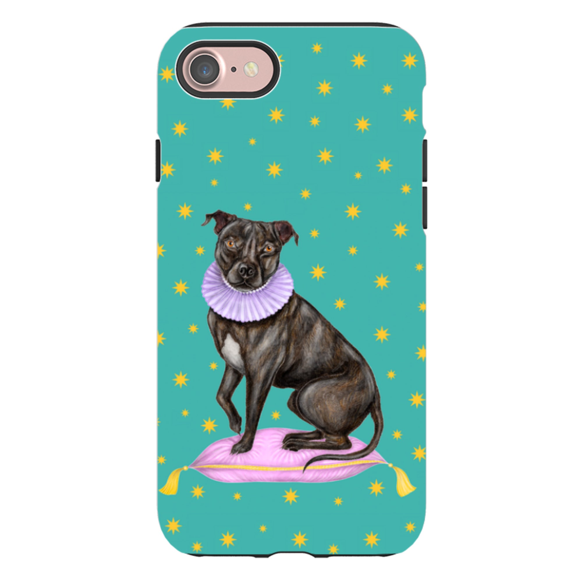 iPhone Tough Case - Staffy By Catherine Rowe