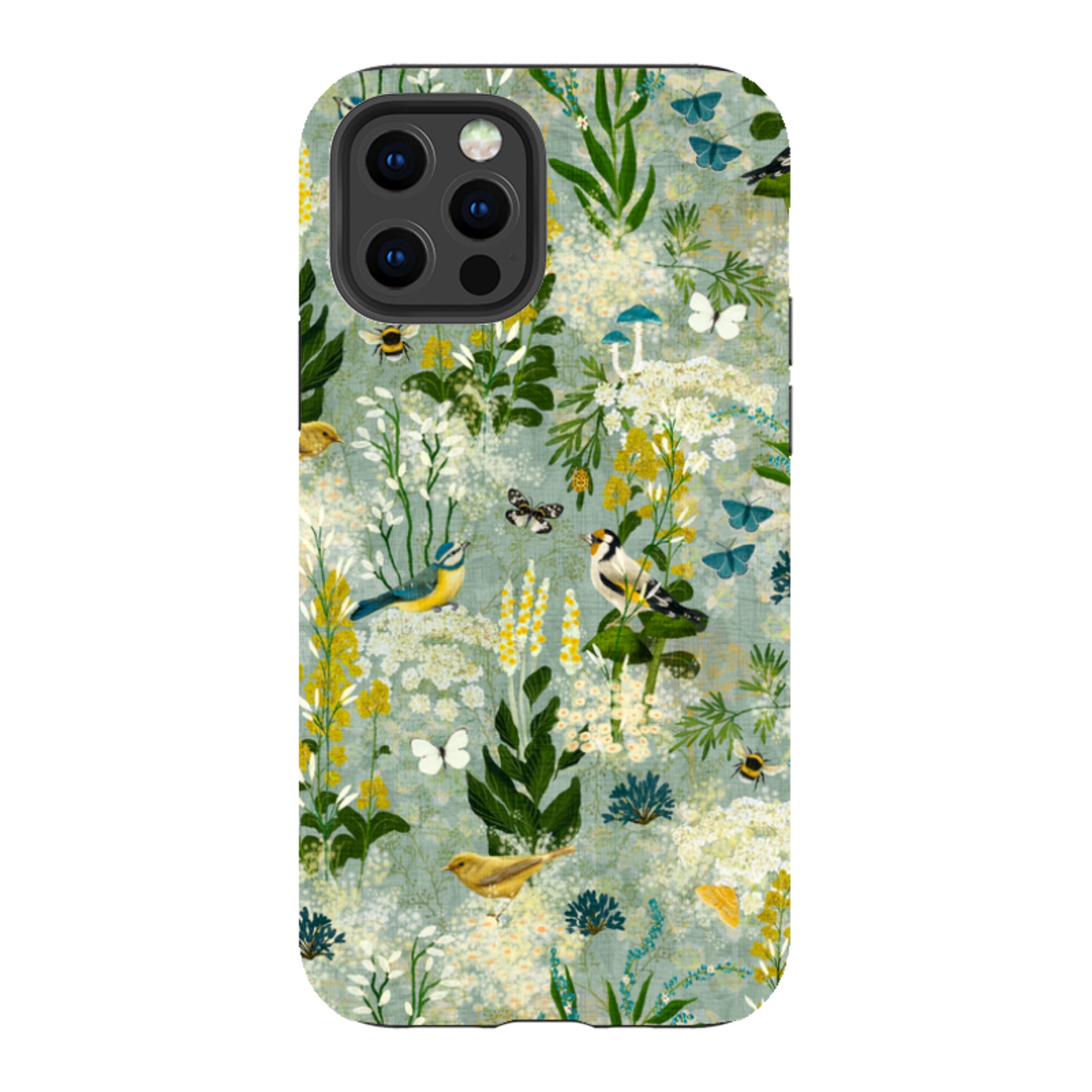 iPhone Tough Case - Song Bird Garden By Katherine Quinn