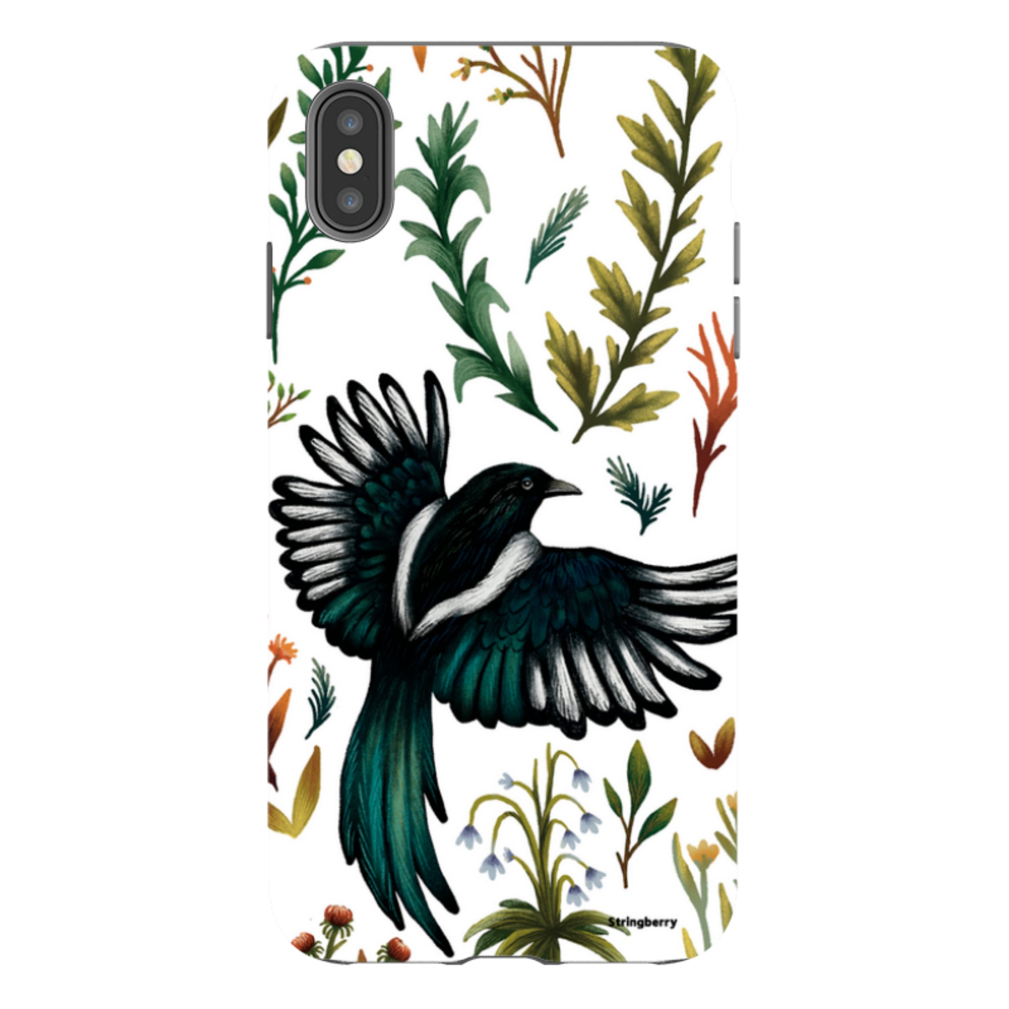 iPhone Tough Case - Magpie By Anna Stead