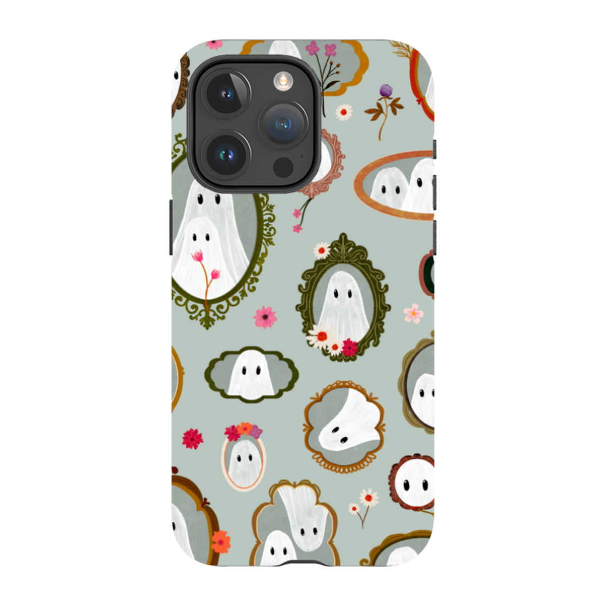 iPhone Tough Case - Framed Ghosts - Dusty Gourd By Katherine Quinn