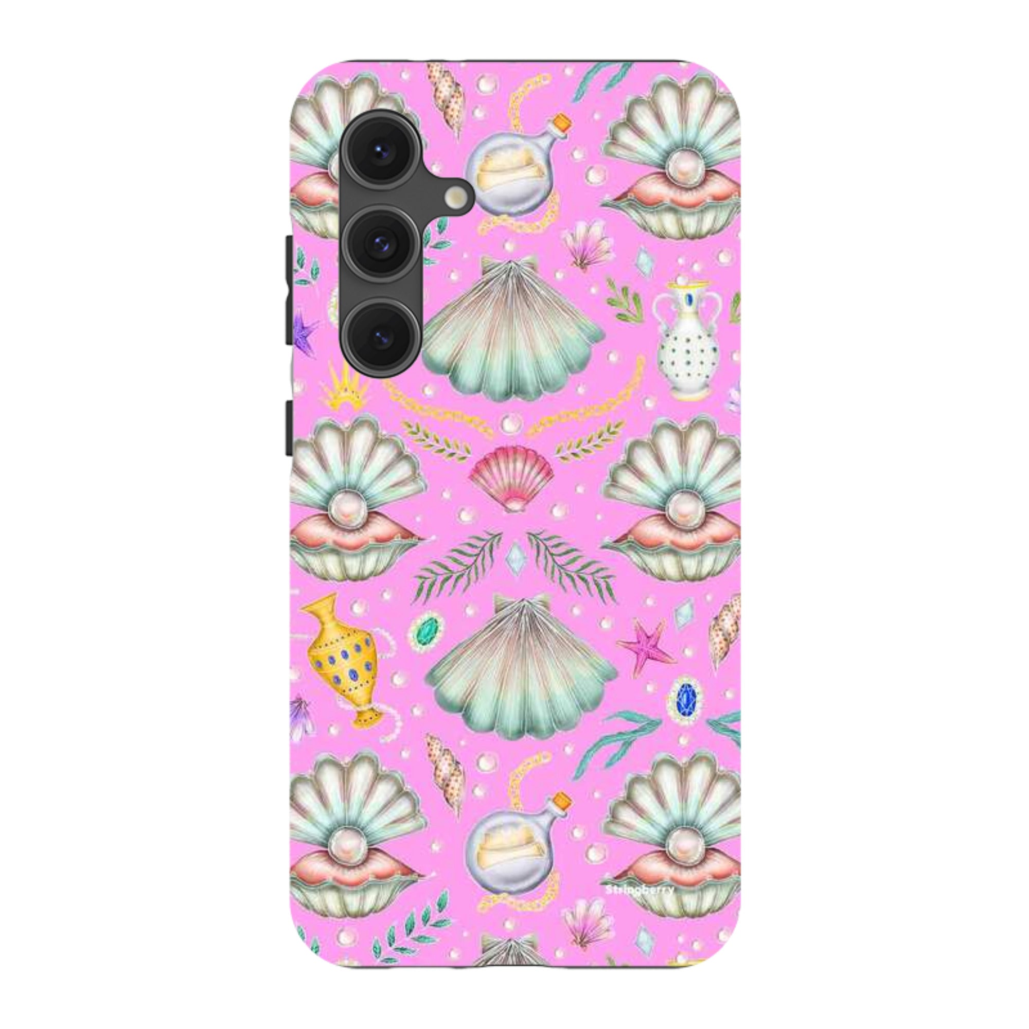 Samsung Tough Case - Pearl's Fantasy Candy Pink By Catherine Rowe