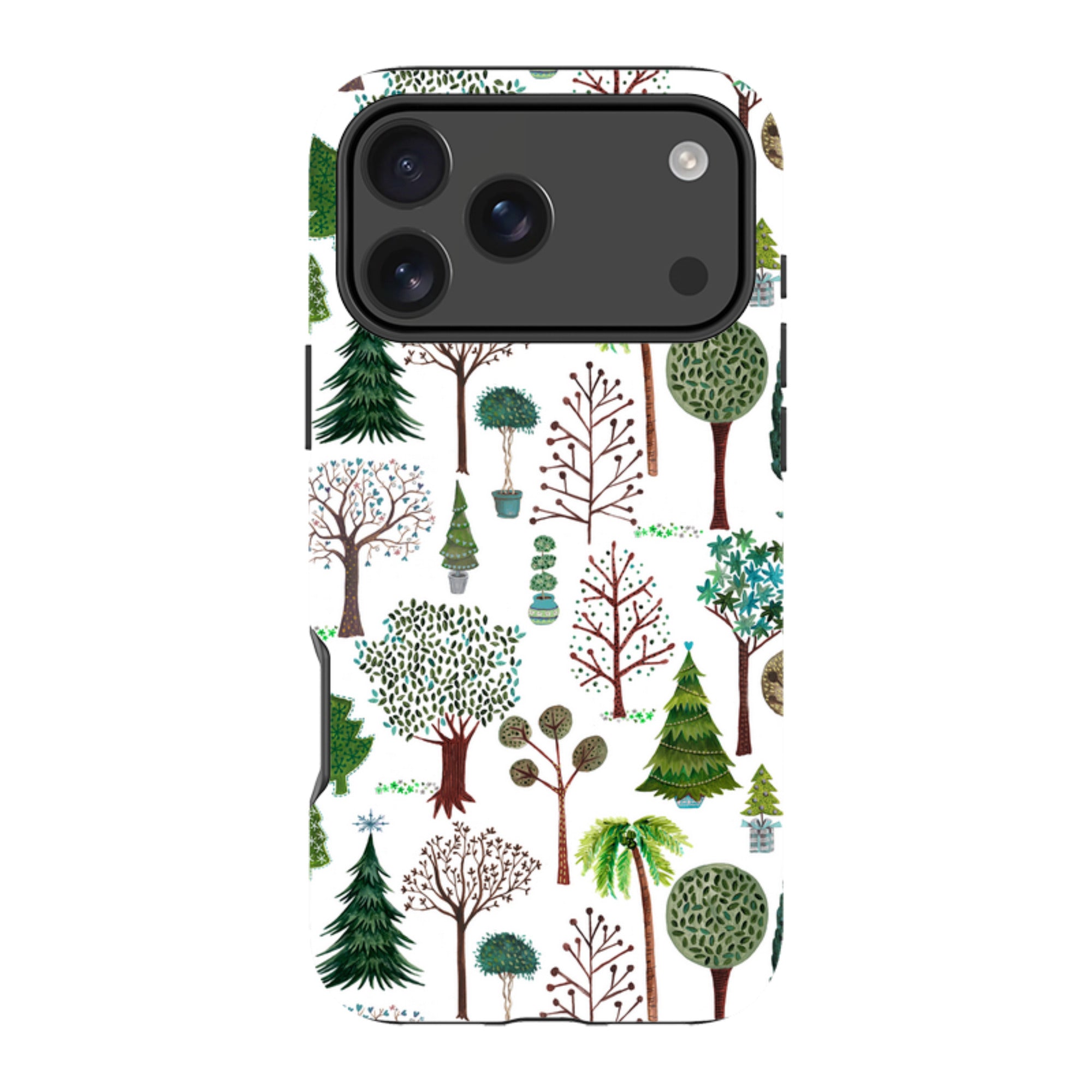 iPhone Tough Case - Xmas Trees By Caroline Bonne Muller