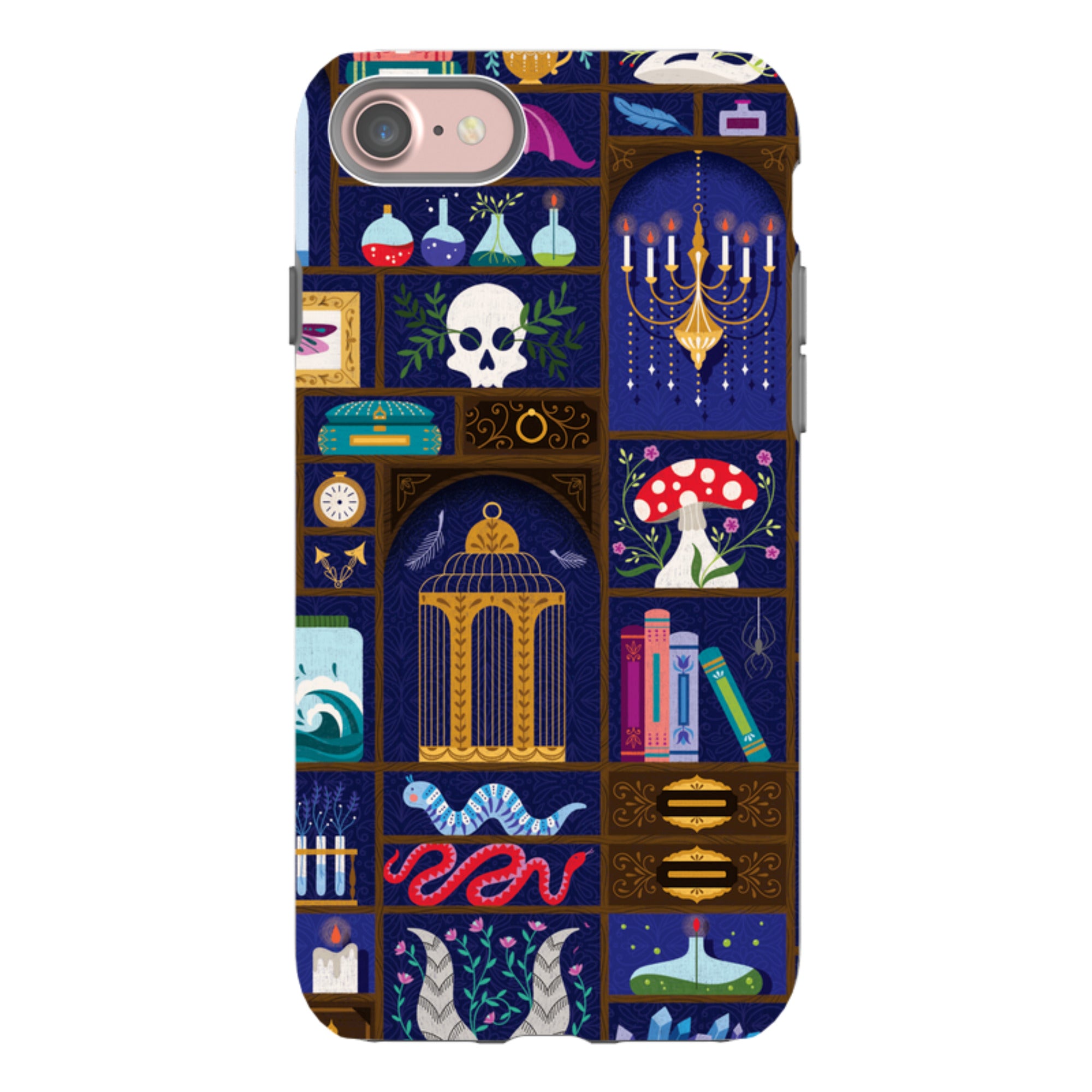 iPhone Tough Case - Cabinet Of Curiosities By Jenny Zemanek