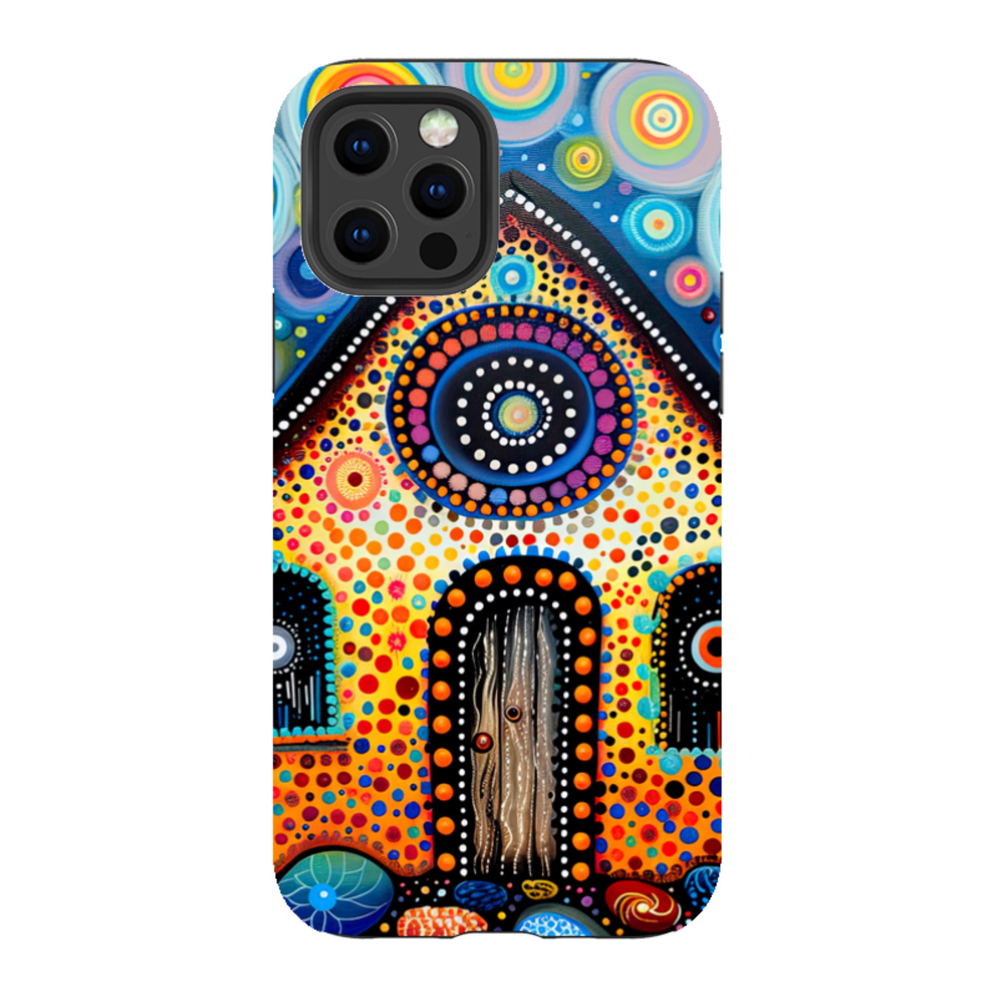 iPhone Case - Folk Art House III