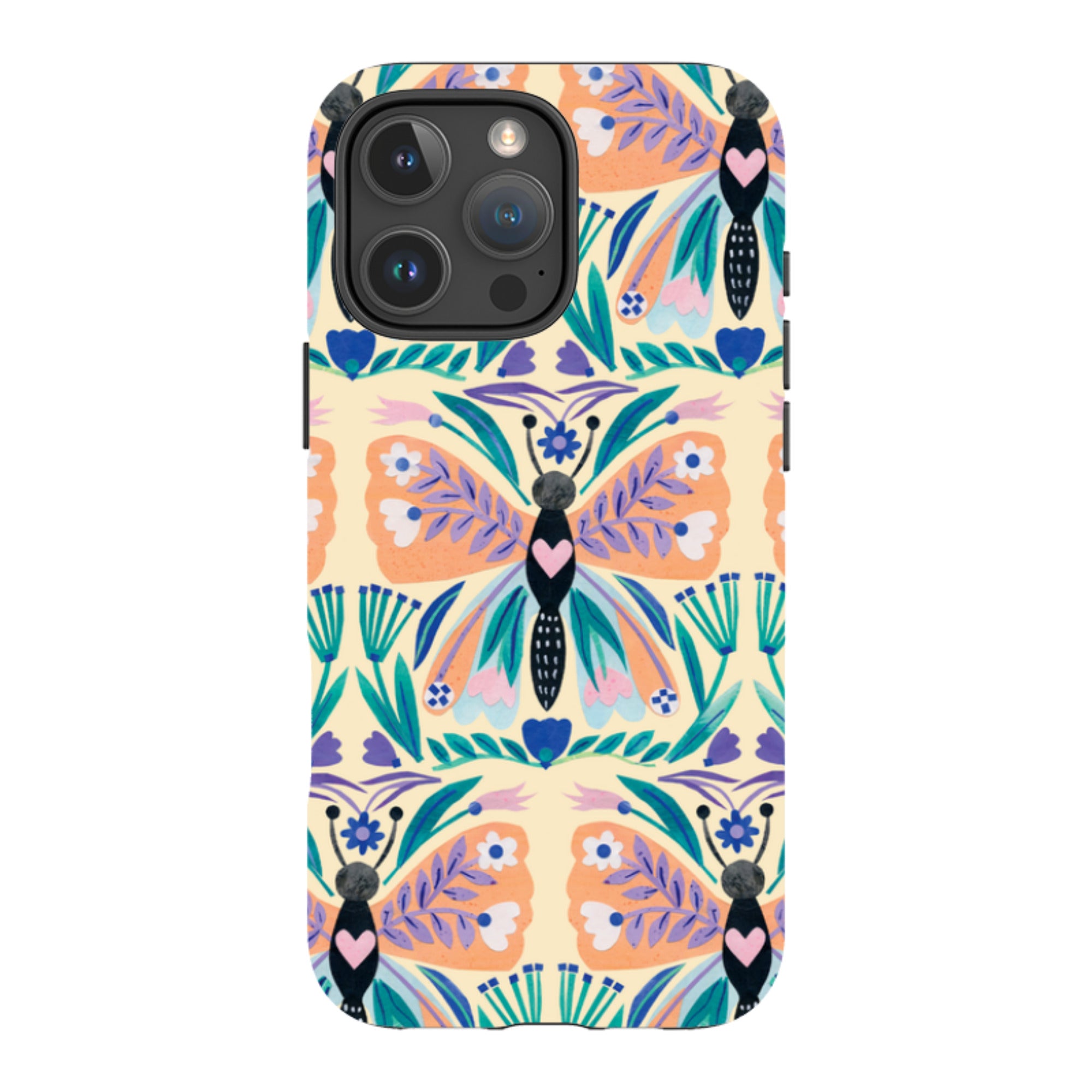 iPhone Tough Case - All Over Butterfly By Tracey English