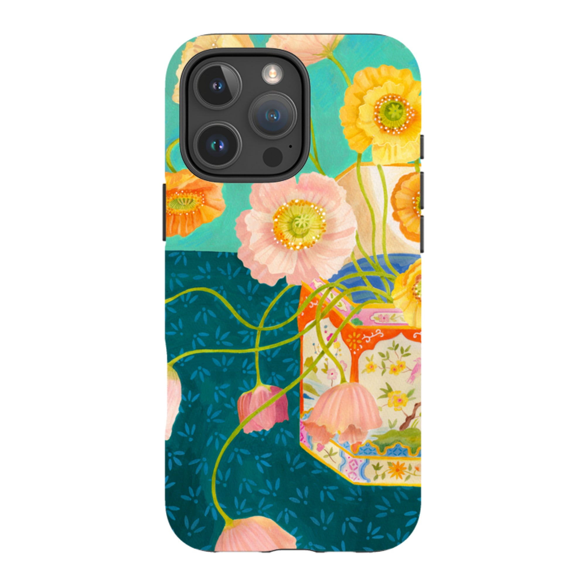 iPhone MagSafe Tough Case - Poppies By Bex Parkin
