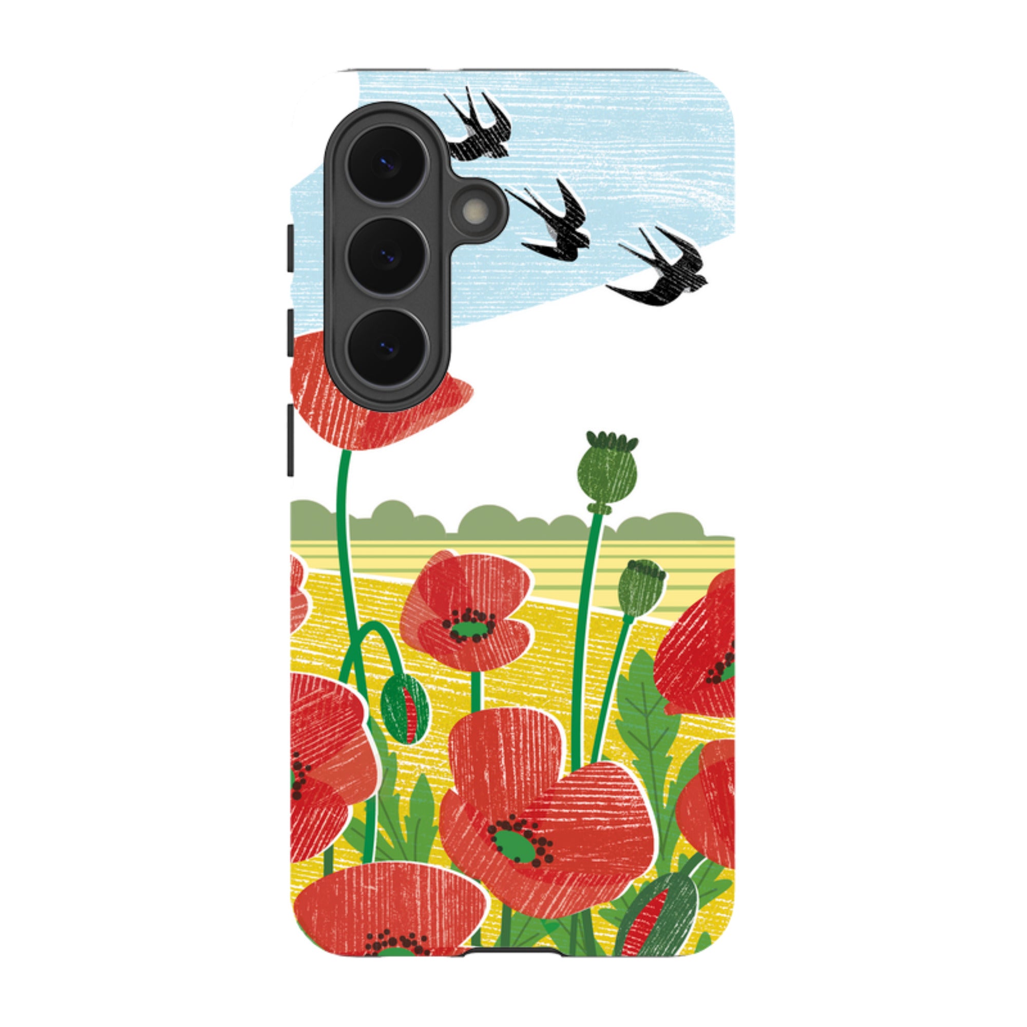 Samsung Tough Case - Poppy Fields By Liane Payne