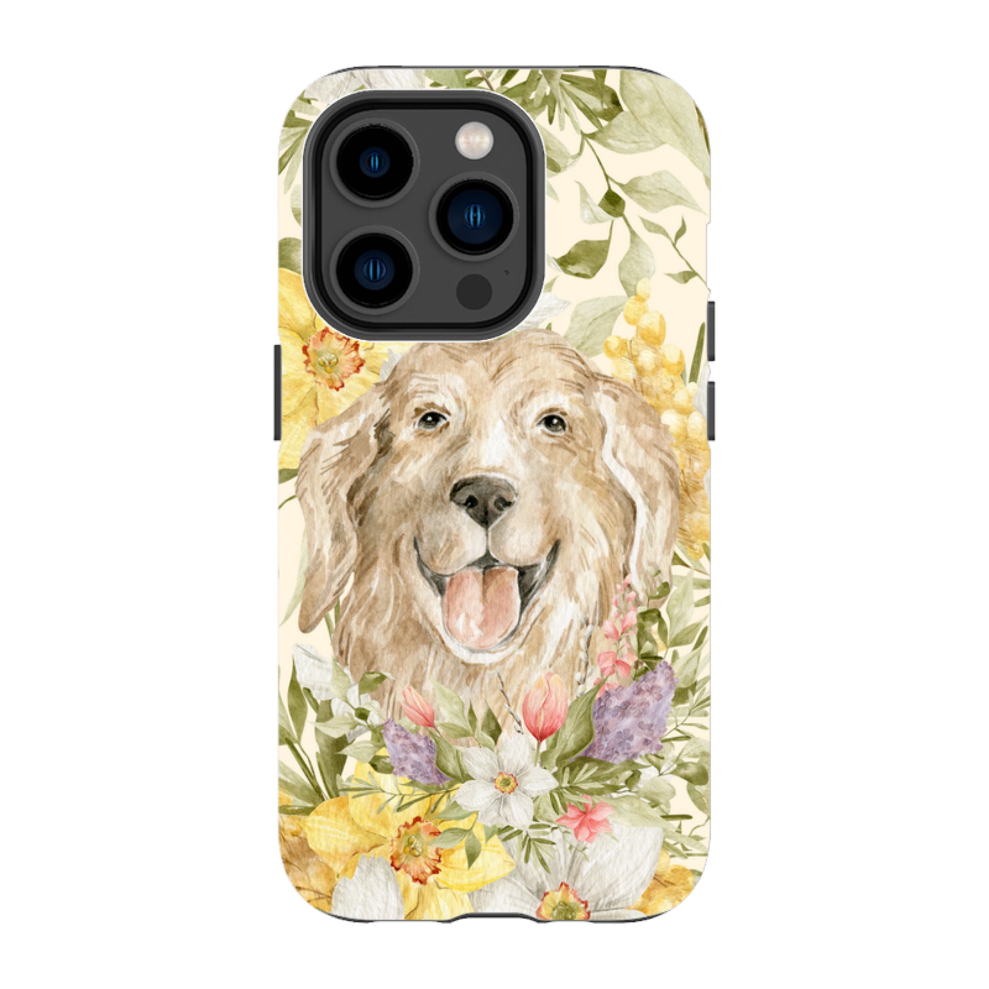 iPhone MagSafe Tough Case -  Floral Dog