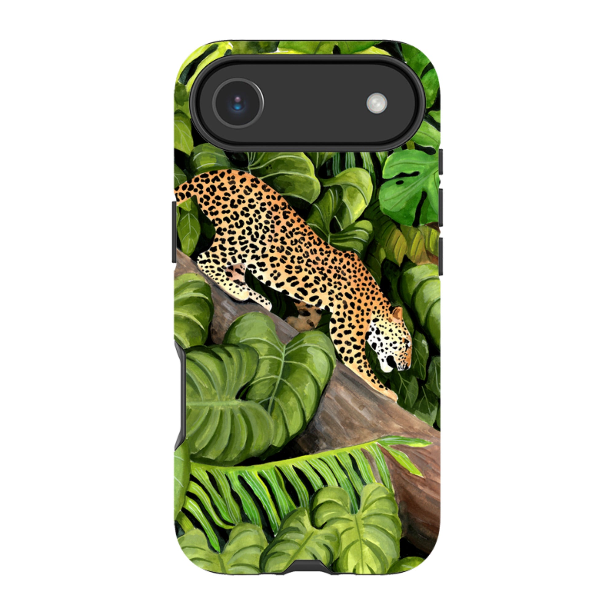 iPhone Tough Case - Leopard Poised By Bex Parkin