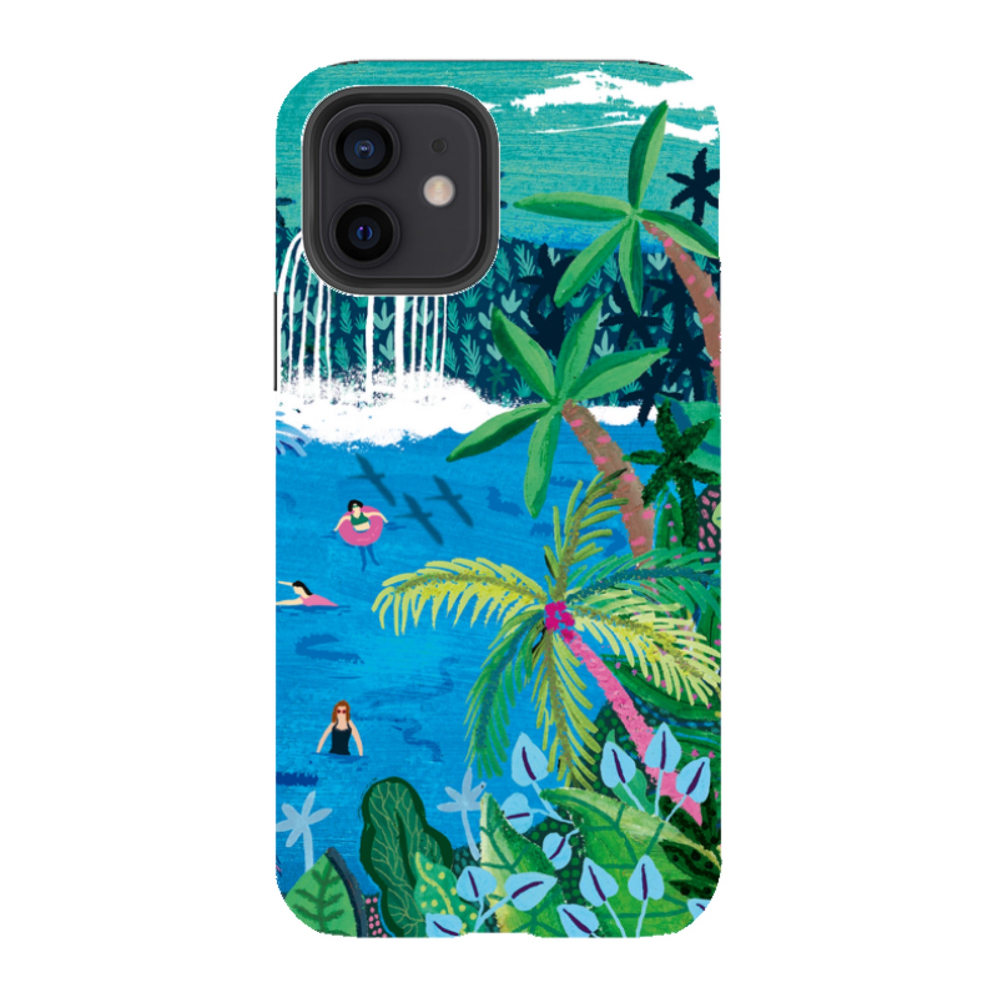 iPhone Tough Case - Palm Pool II By Emma Frances Grant