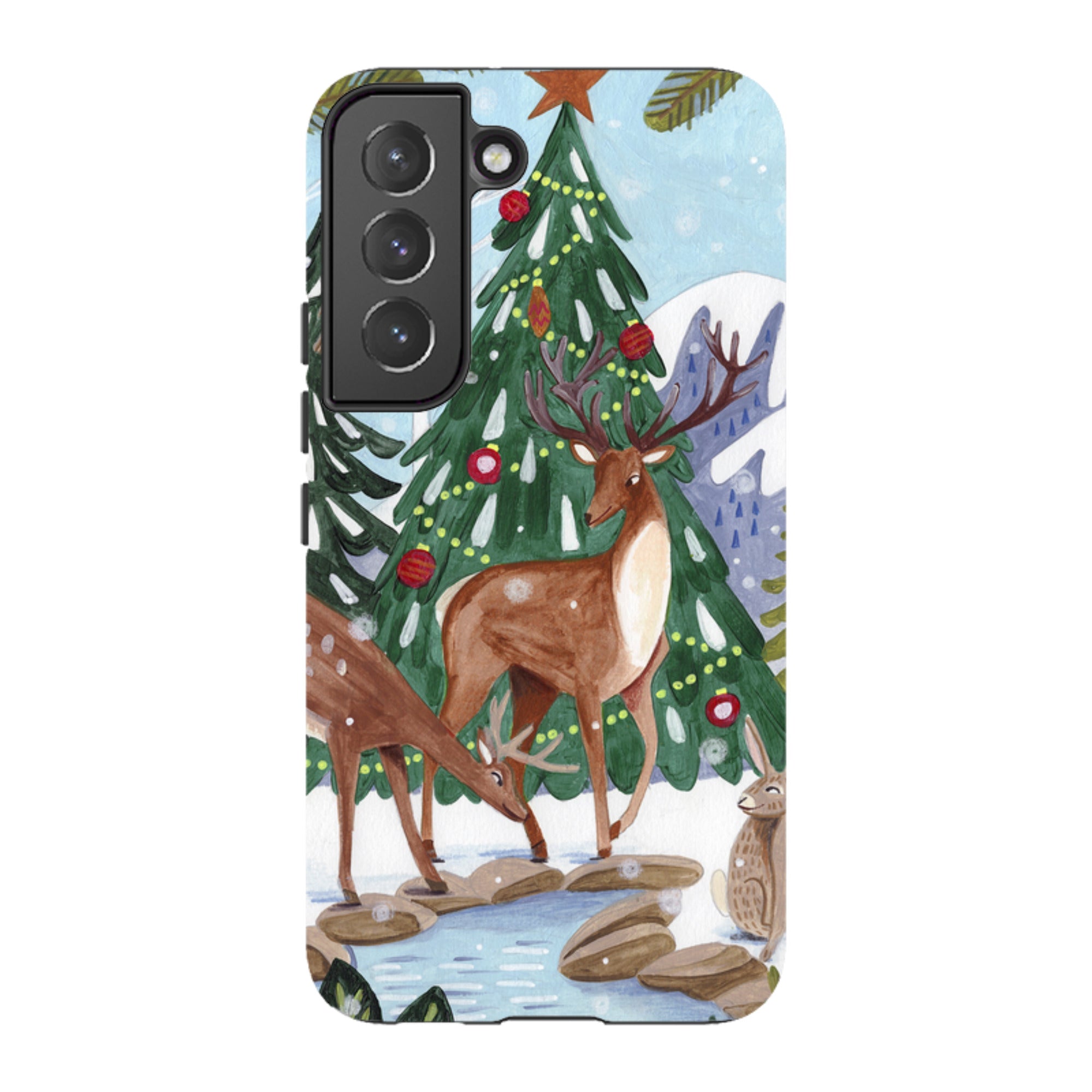 Samsung Tough Case - Winter Forest By Caroline Bonne Muller