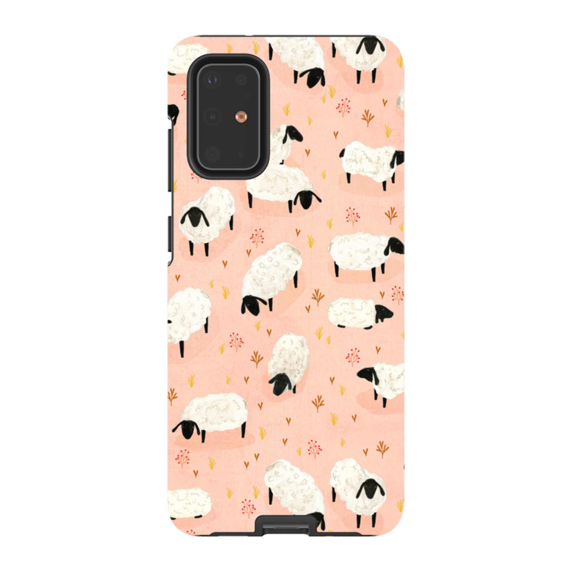 Samsung Tough Case - Sheep Pink By Katherine Quinn