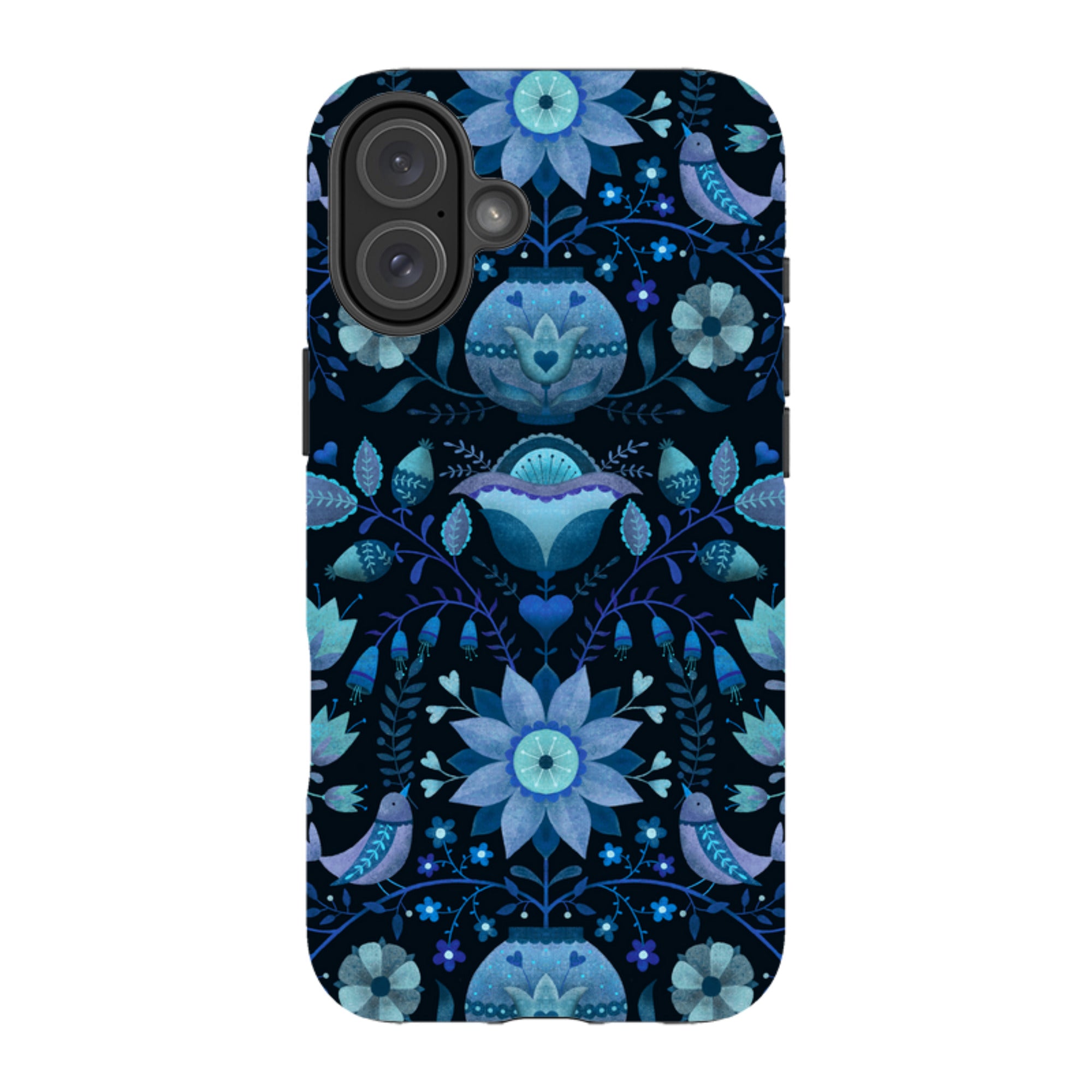 iPhone MagSafe Tough Case -  Blue Folk By Suzy Taylor